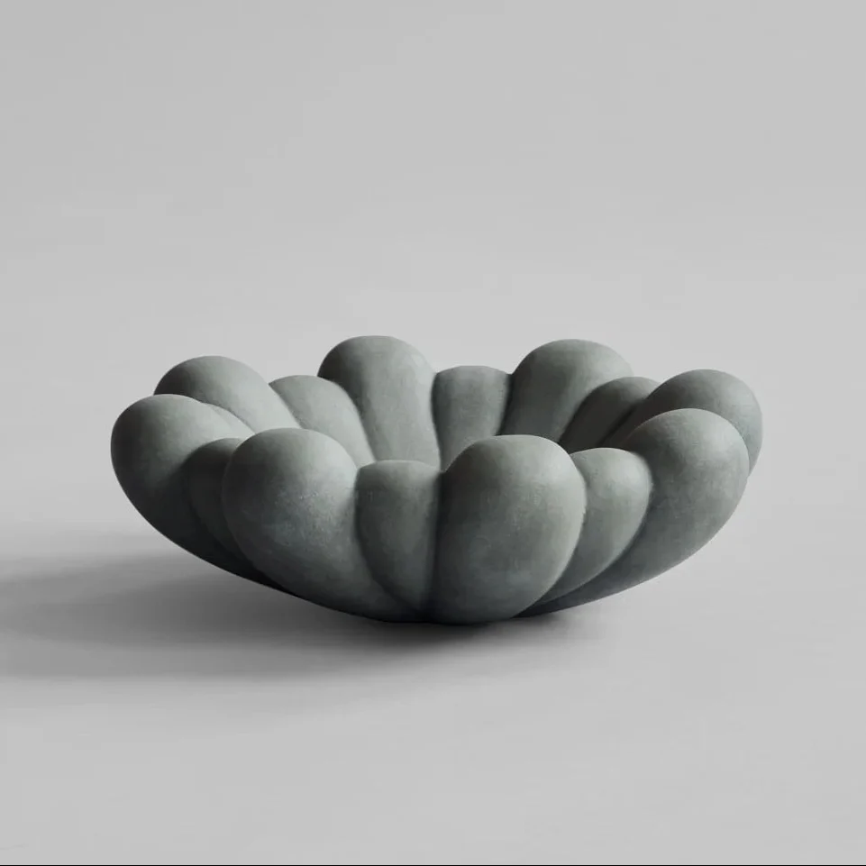 101 COPENHAGEN Bloom Tray Medio, D28.5cm, Dark Grey