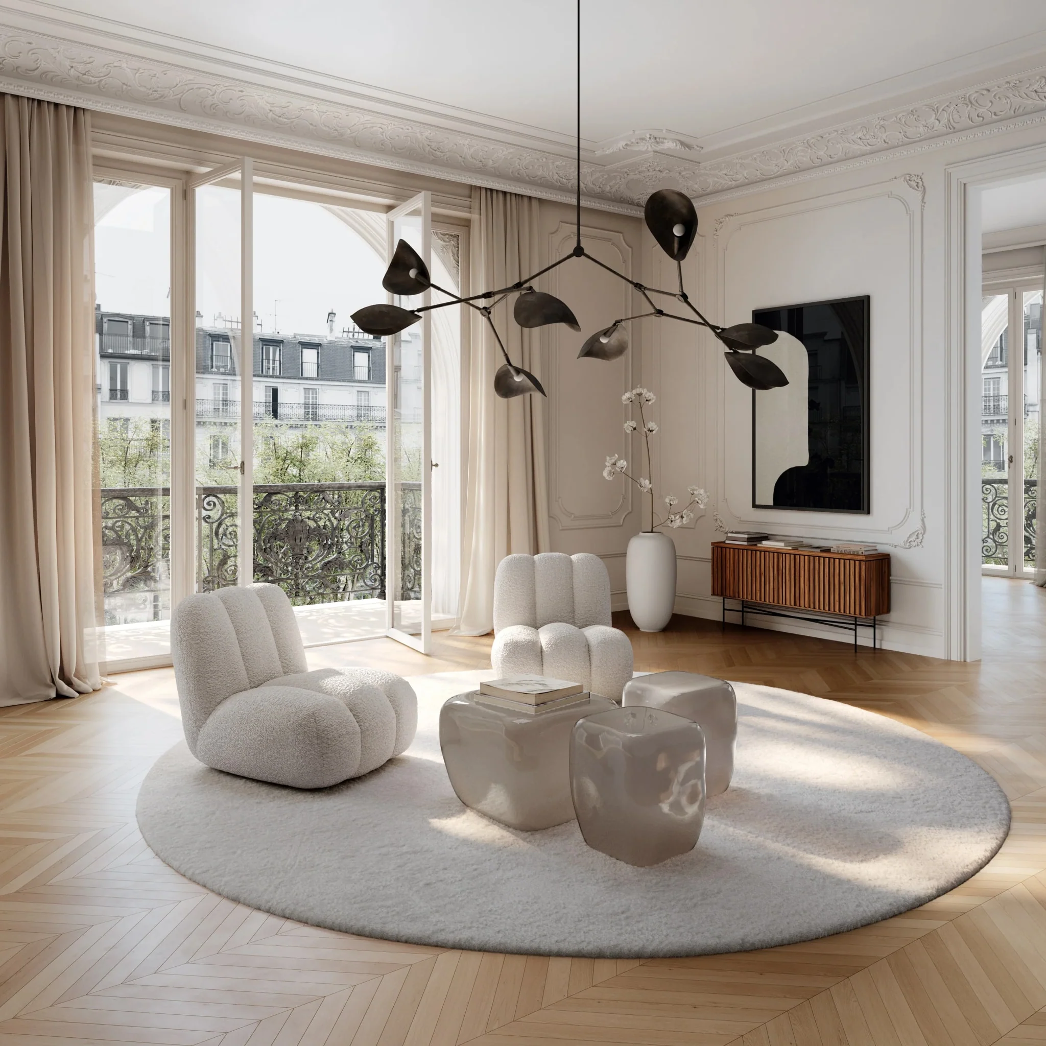 101 COPENHAGEN Ishi Coffee Table Medio, Smoked Desert - Image 2