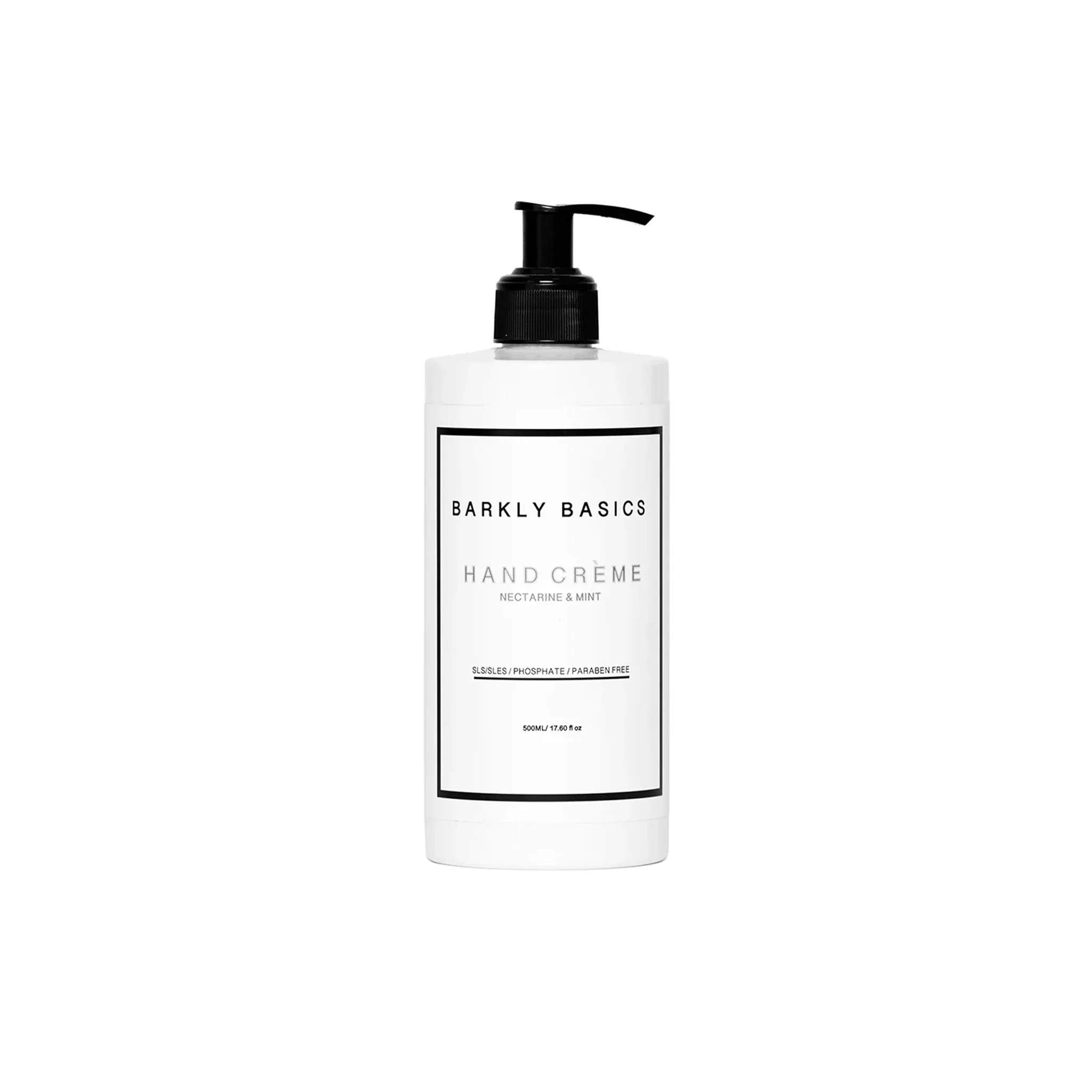 BARKLY BASICS Hand Cream, Nectarine & Mint, 500ml