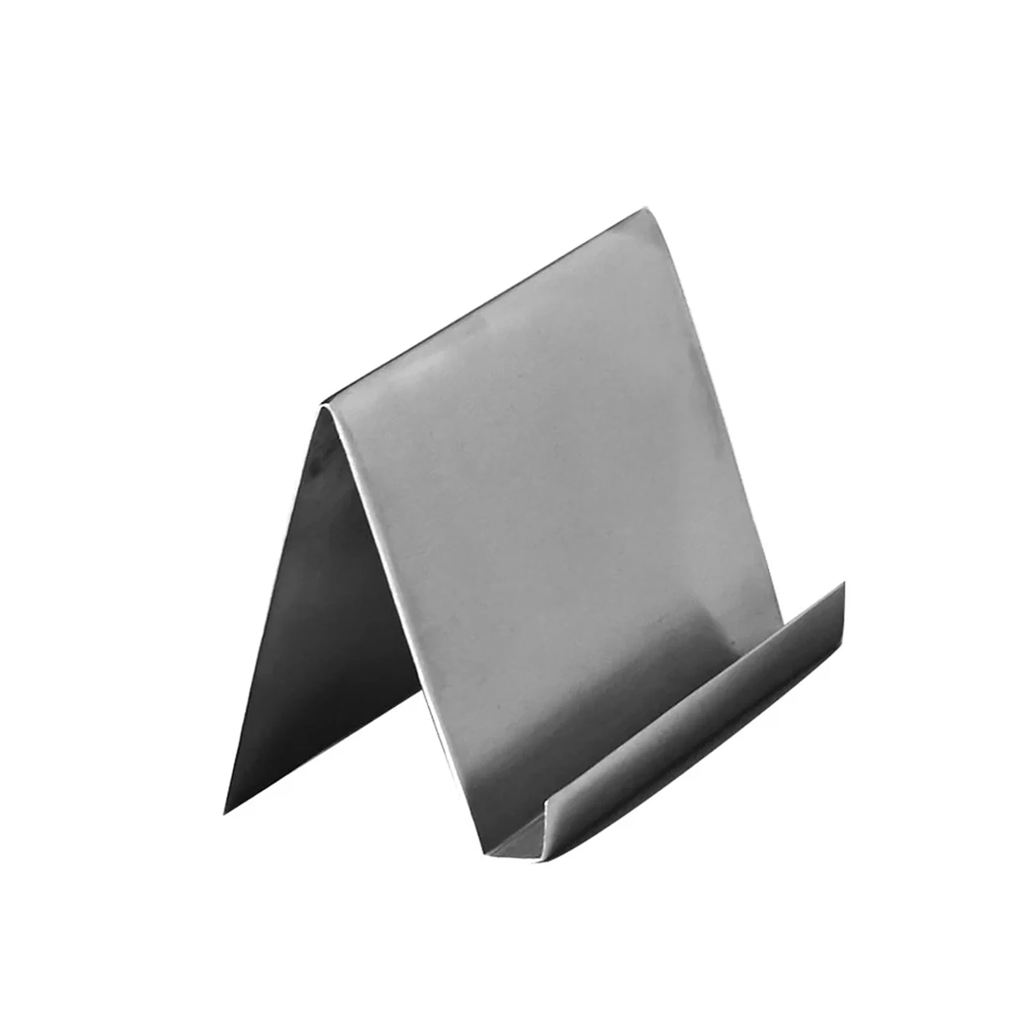 BEHR & CO Business Card Holder, Stainless Steel