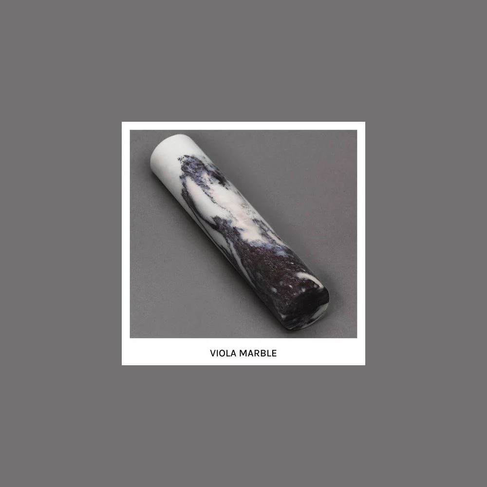 PRE-ORDER │ BEN-TOVIM DESIGN Formation Linear Pendant, Aged Brass/Viola Marble - 7 Sizes - Image 4