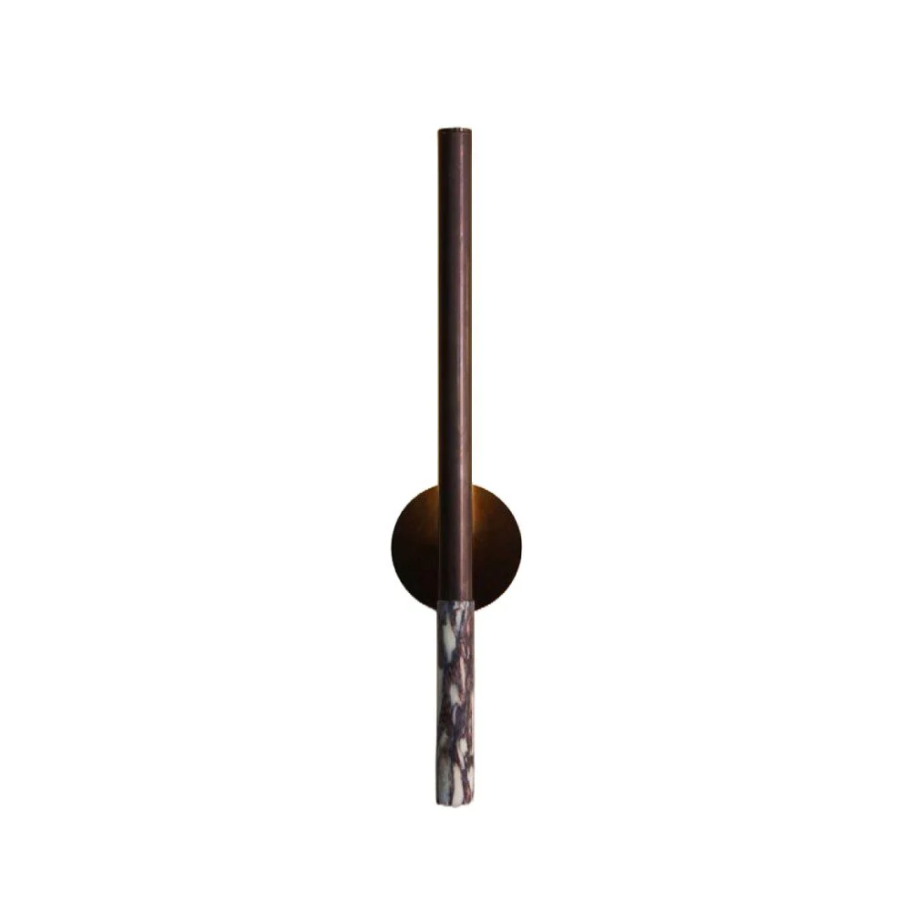 PRE-ORDER | BEN TOVIM DESIGN Formation Wall Light/Sconce, Patina Bronze/Calacatta Viola - Image 3