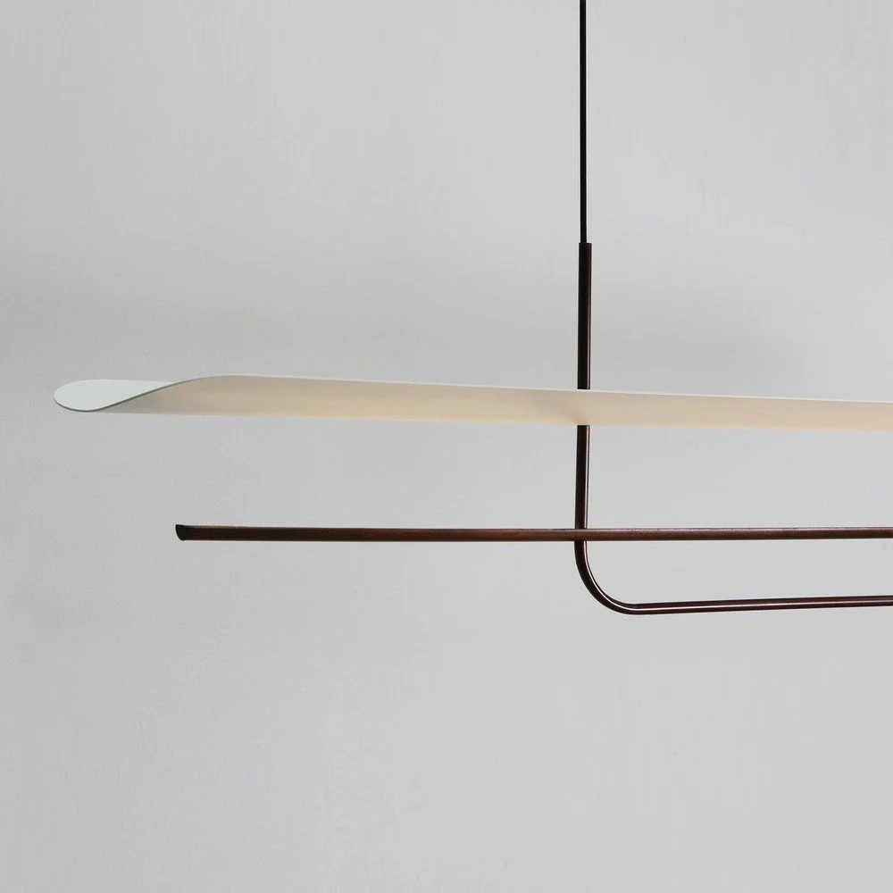 PRE-ORDER │ BEN-TOVIM DESIGN Reflector Linear Pendant, Bronze Patina - 5 Sizes - Image 6