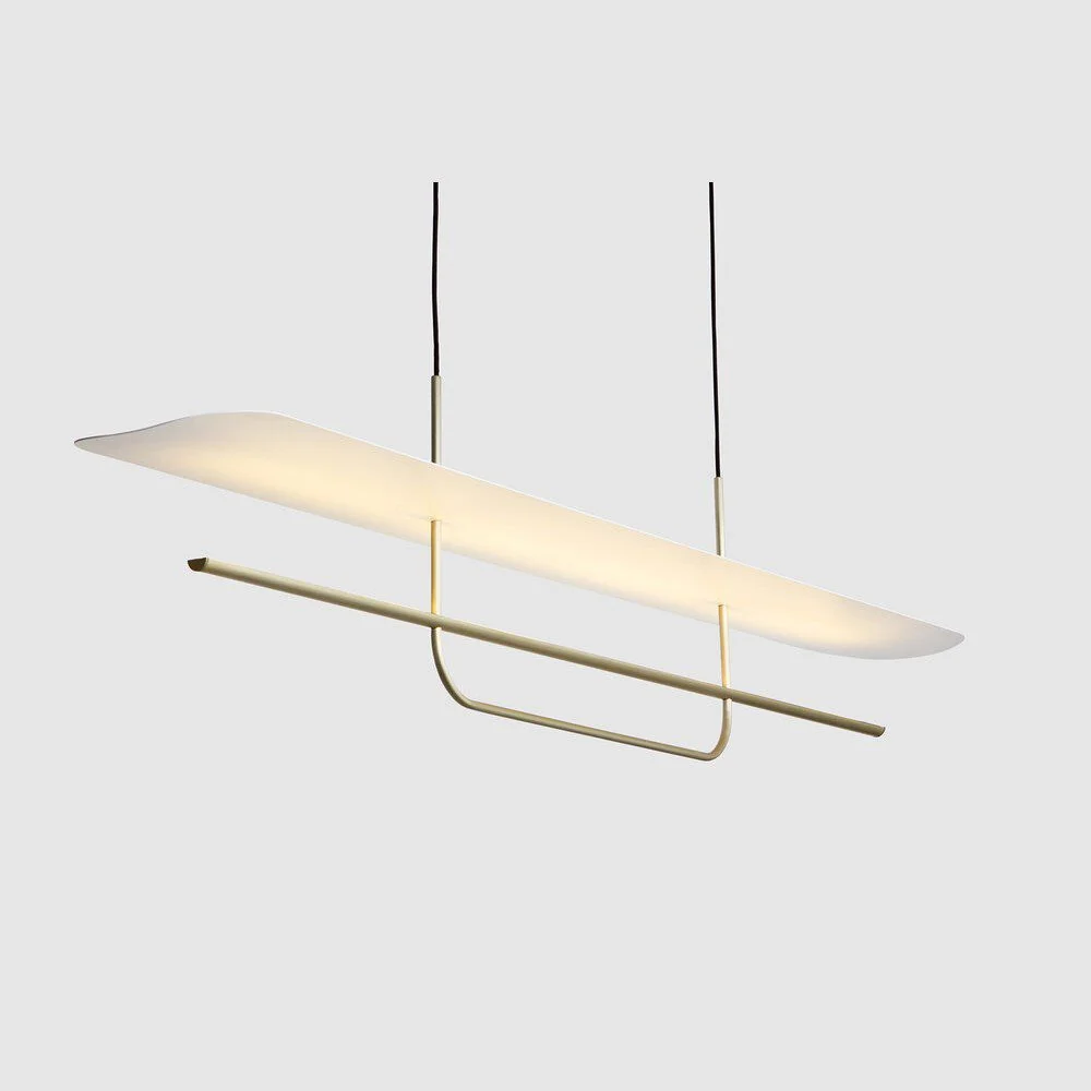 PRE-ORDER │ BEN-TOVIM DESIGN Reflector Linear Pendant, Brushed Anodised Gold - 5 Sizes