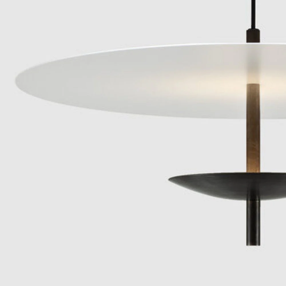 PRE-ORDER │ BEN-TOVIM DESIGN Reflector Round Pendant, Bronze Patina - 2 Sizes - Image 4
