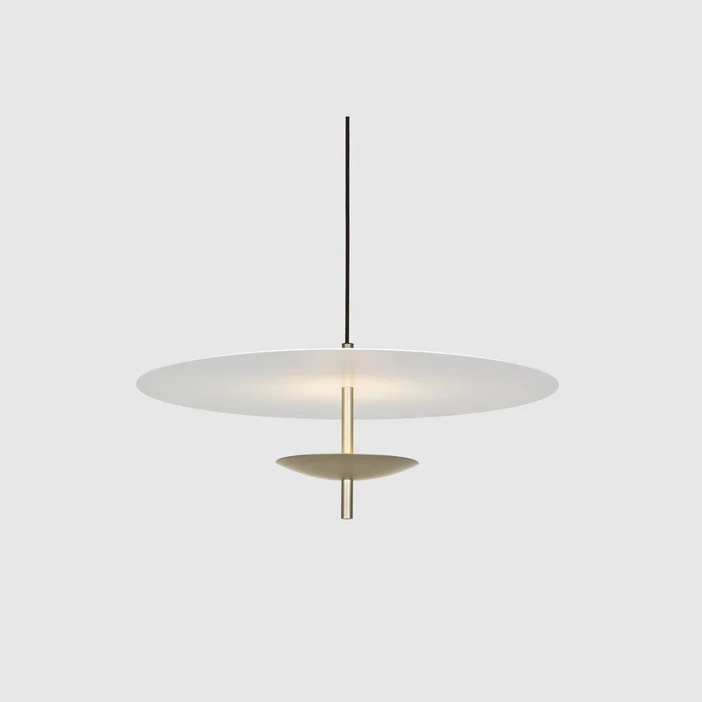 PRE-ORDER │ BEN-TOVIM DESIGN Reflector Round Pendant, Brushed Anodised Gold - 2 Sizes