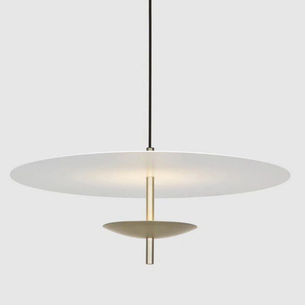 PRE-ORDER │ BEN-TOVIM DESIGN Reflector Round Pendant, Brushed Anodised Gold - 2 Sizes - Image 5