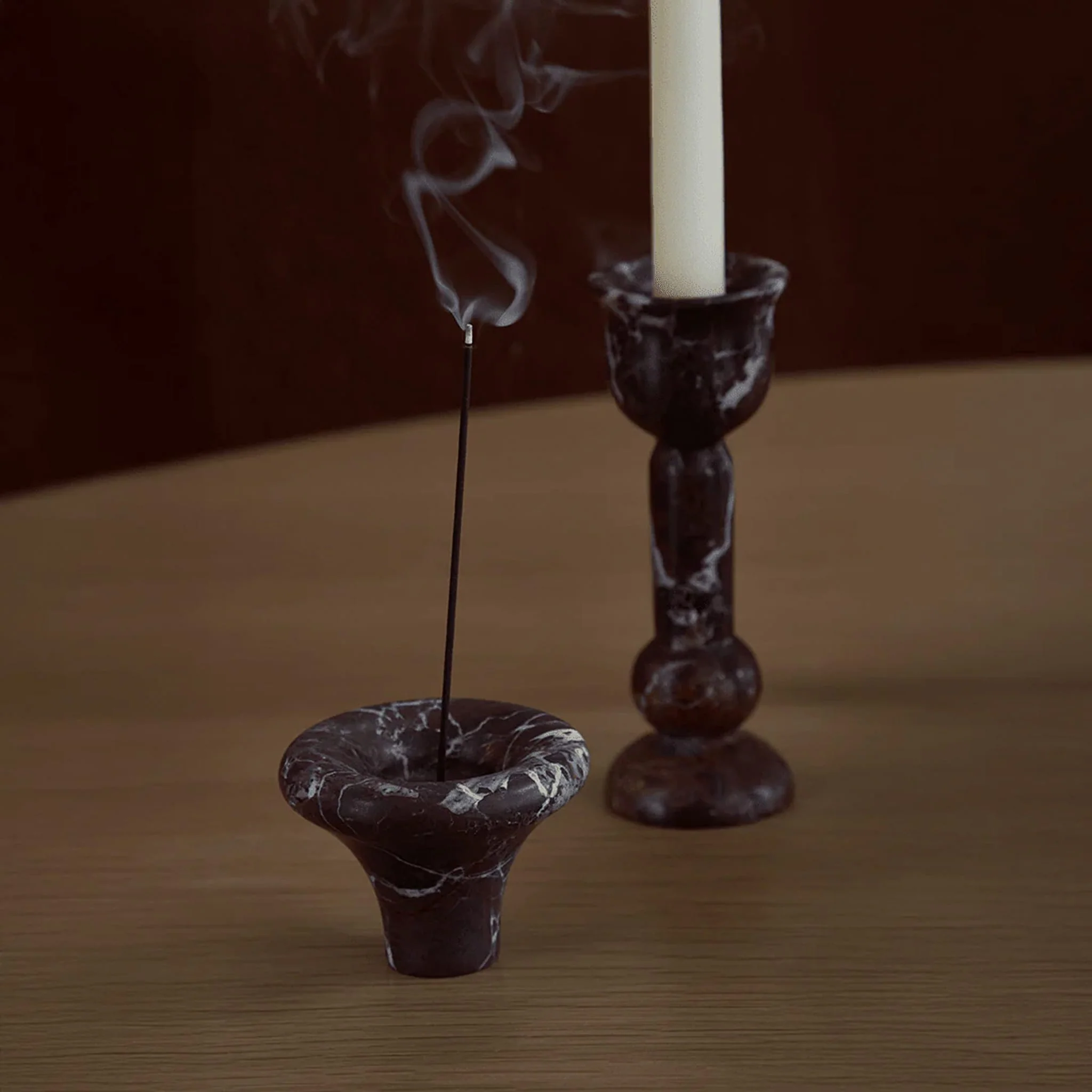 BLACK BLAZE Bell Incense Burner, Rosso Levanto - Image 2