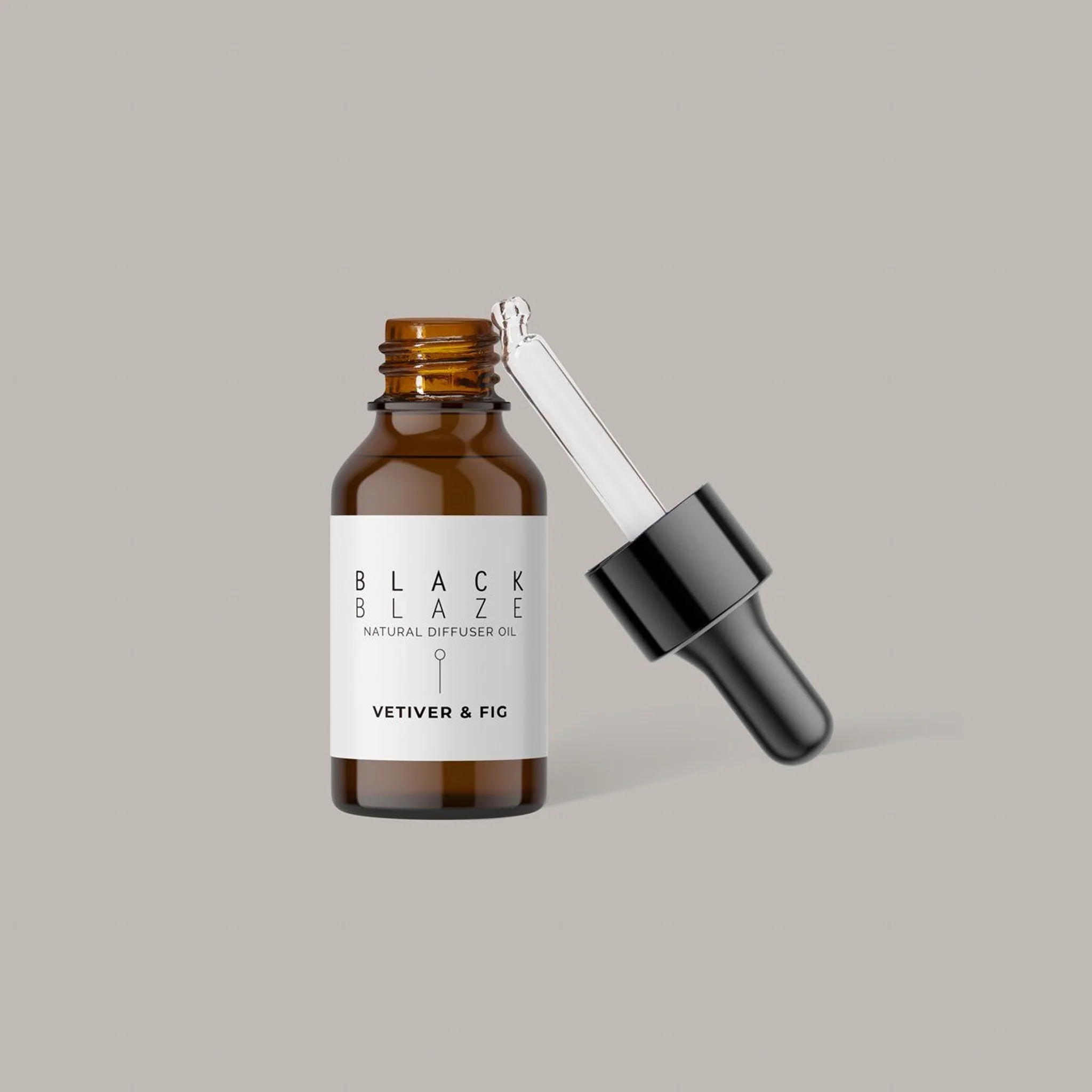 BLACK BLAZE Diffuser Oil, Vetiver & Fig - Image 2