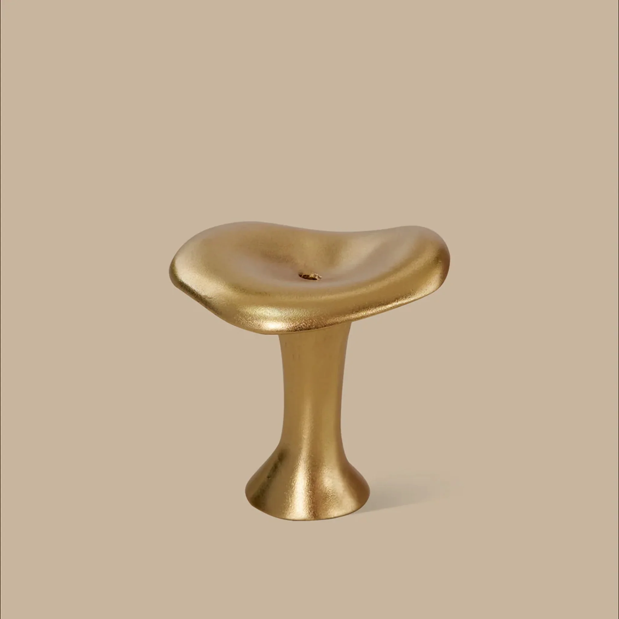 BLACK BLAZE Mushroom Incense Burner, Gold
