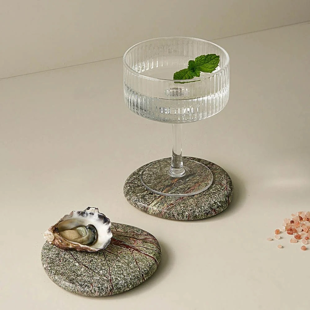 BLACK BLAZE Stone Coasters, Rainforest Green (Set of 2) - Image 6