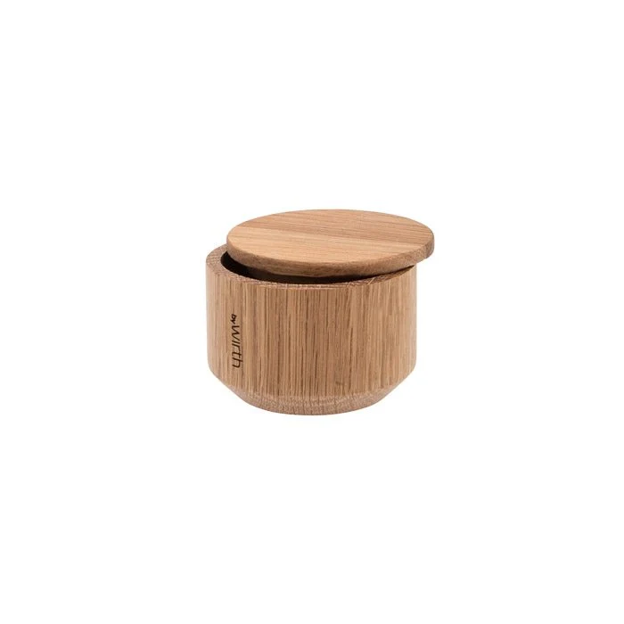 EKTA LIVING 'Salt Me' Salt Dish, Oiled Oak - Image 10