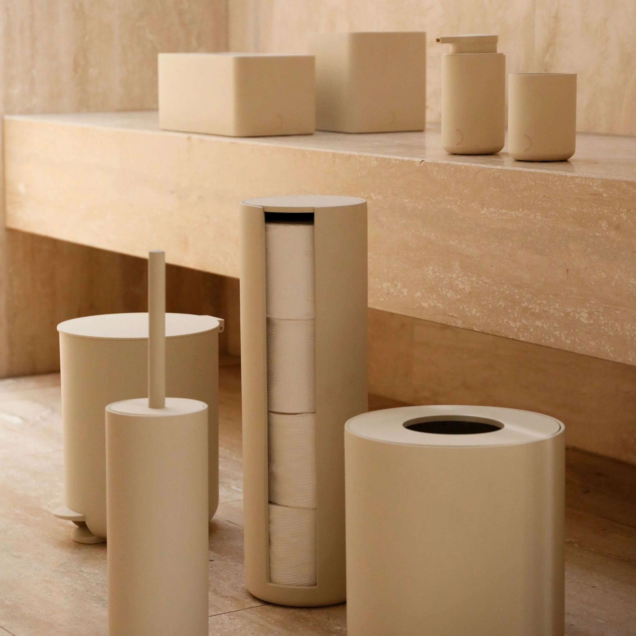 DESIGNSTUFF ARC Soap Dispenser, Sand - Image 8