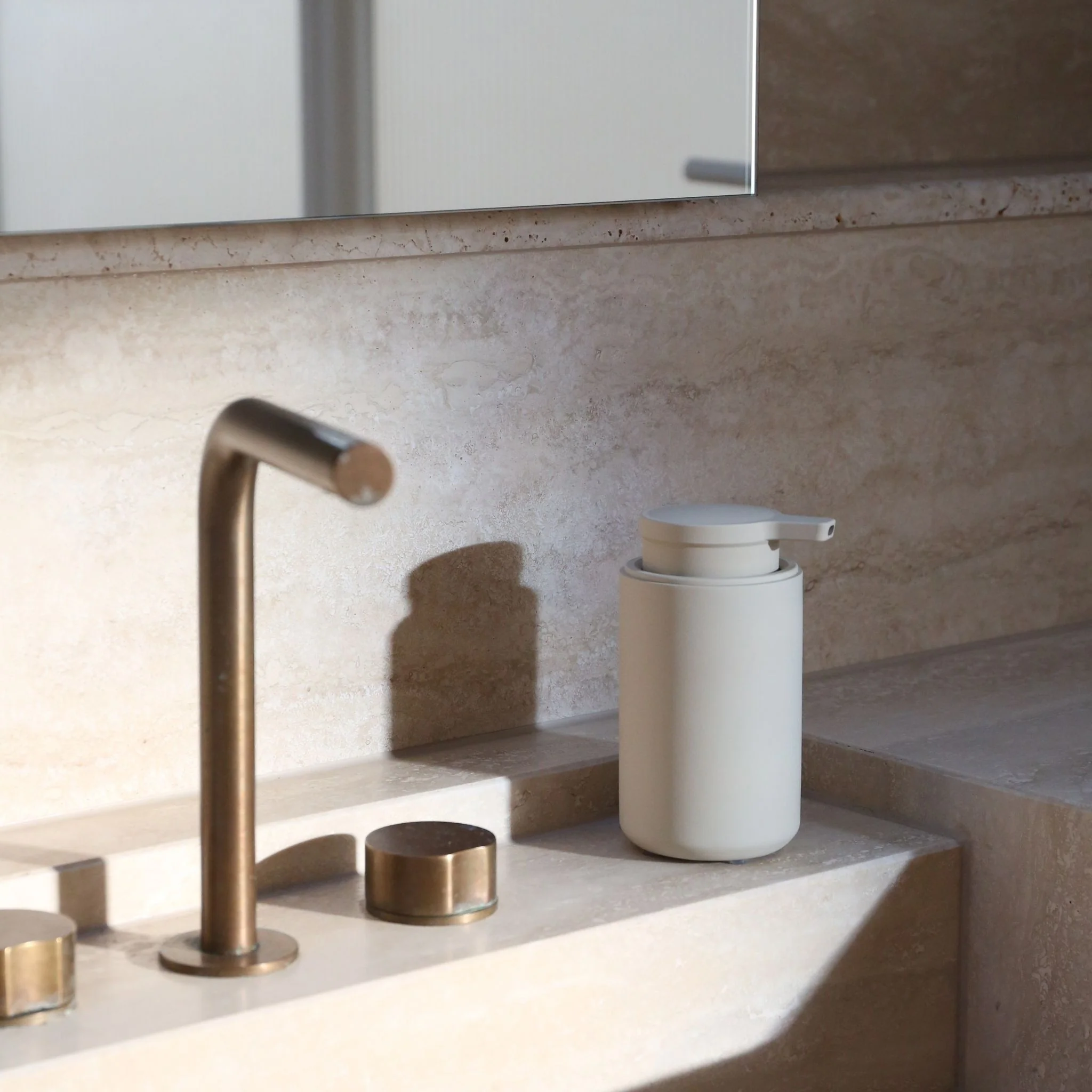 DESIGNSTUFF ARC Soap Dispenser, Sand - Image 2