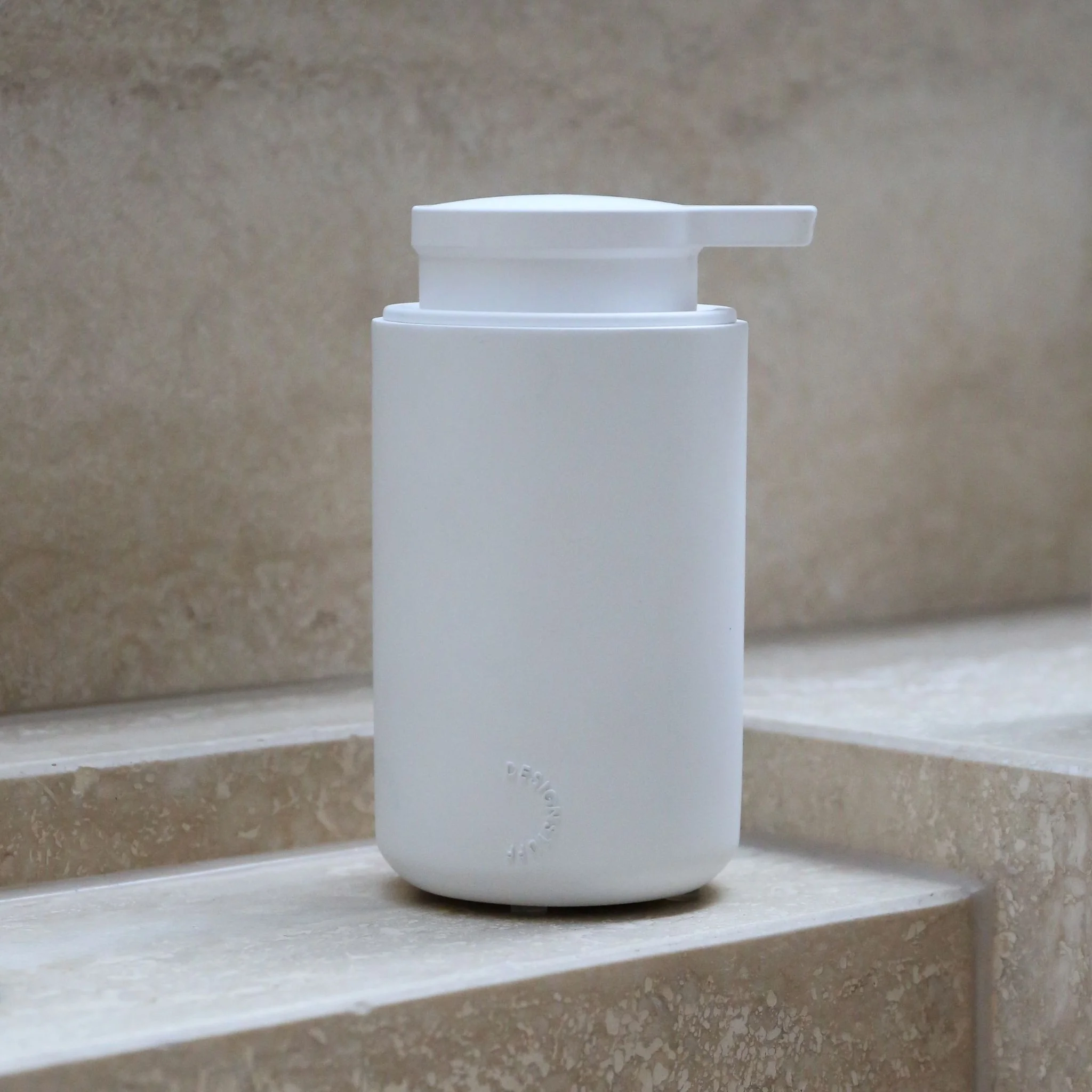 DESIGNSTUFF ARC Soap Dispenser, White