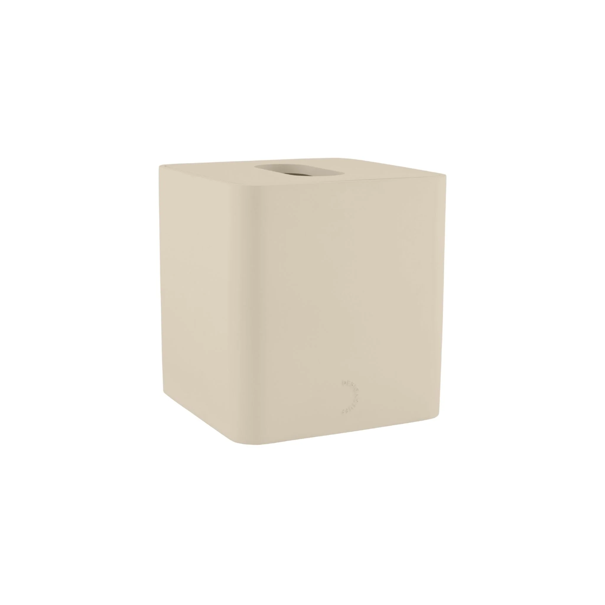 DESIGNSTUFF ARC Square Tissue Box, Sand - Image 2