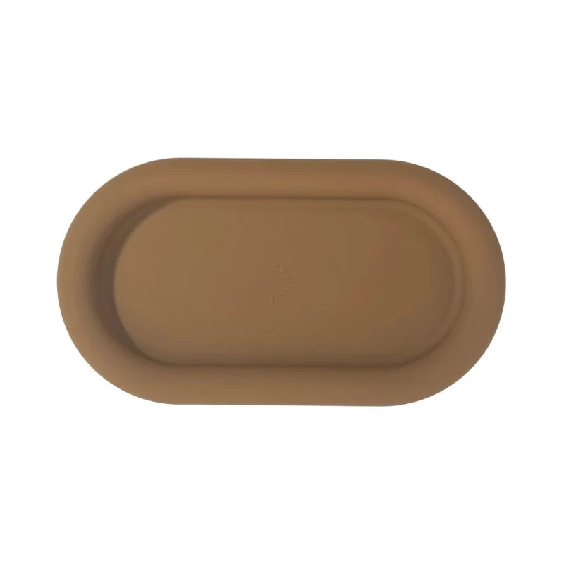 DESIGNSTUFF RUND Bubble Silicone Tray, 22cm, Camel - Image 4