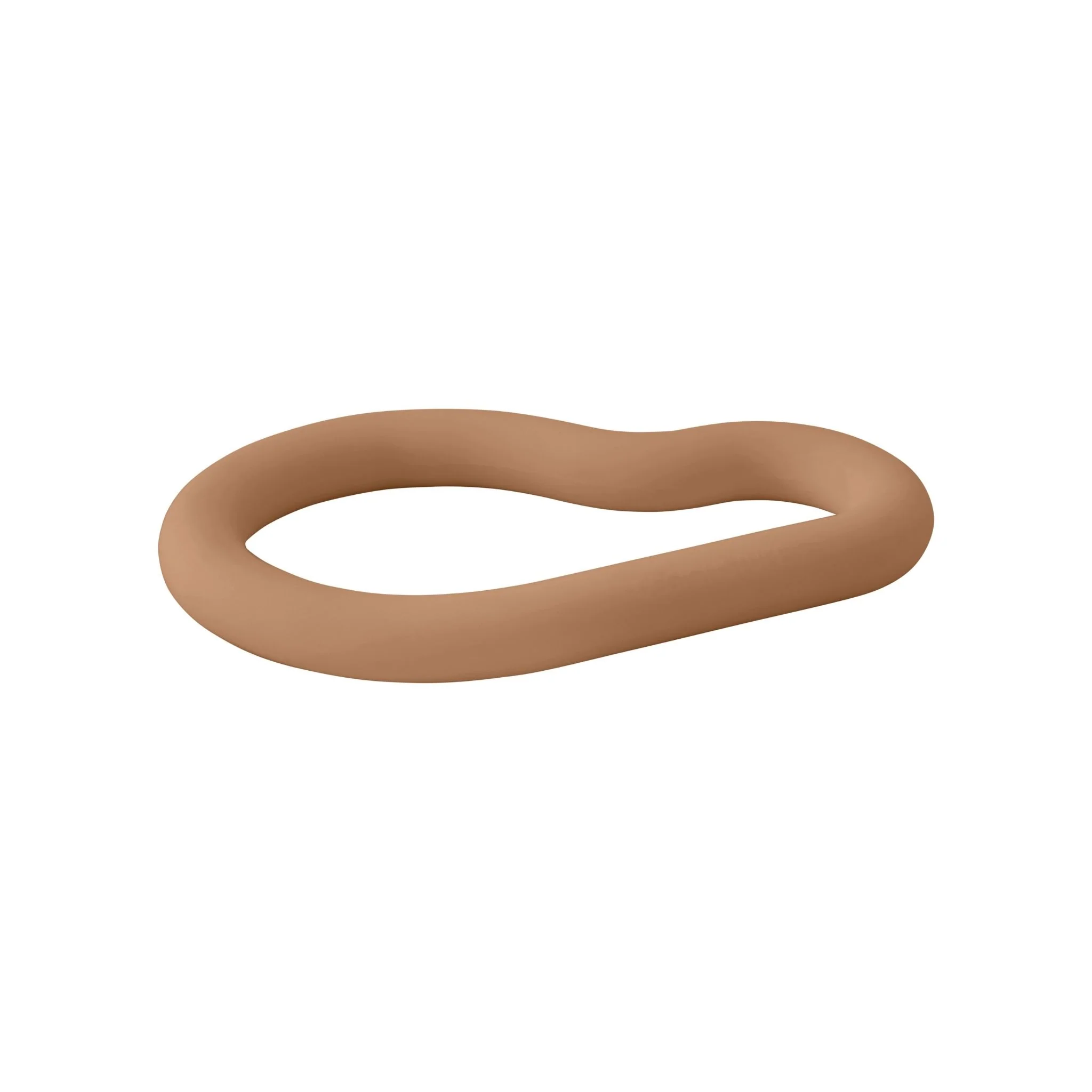 DESIGNSTUFF RUND Curve Silicone Trivet, Camel - Image 8
