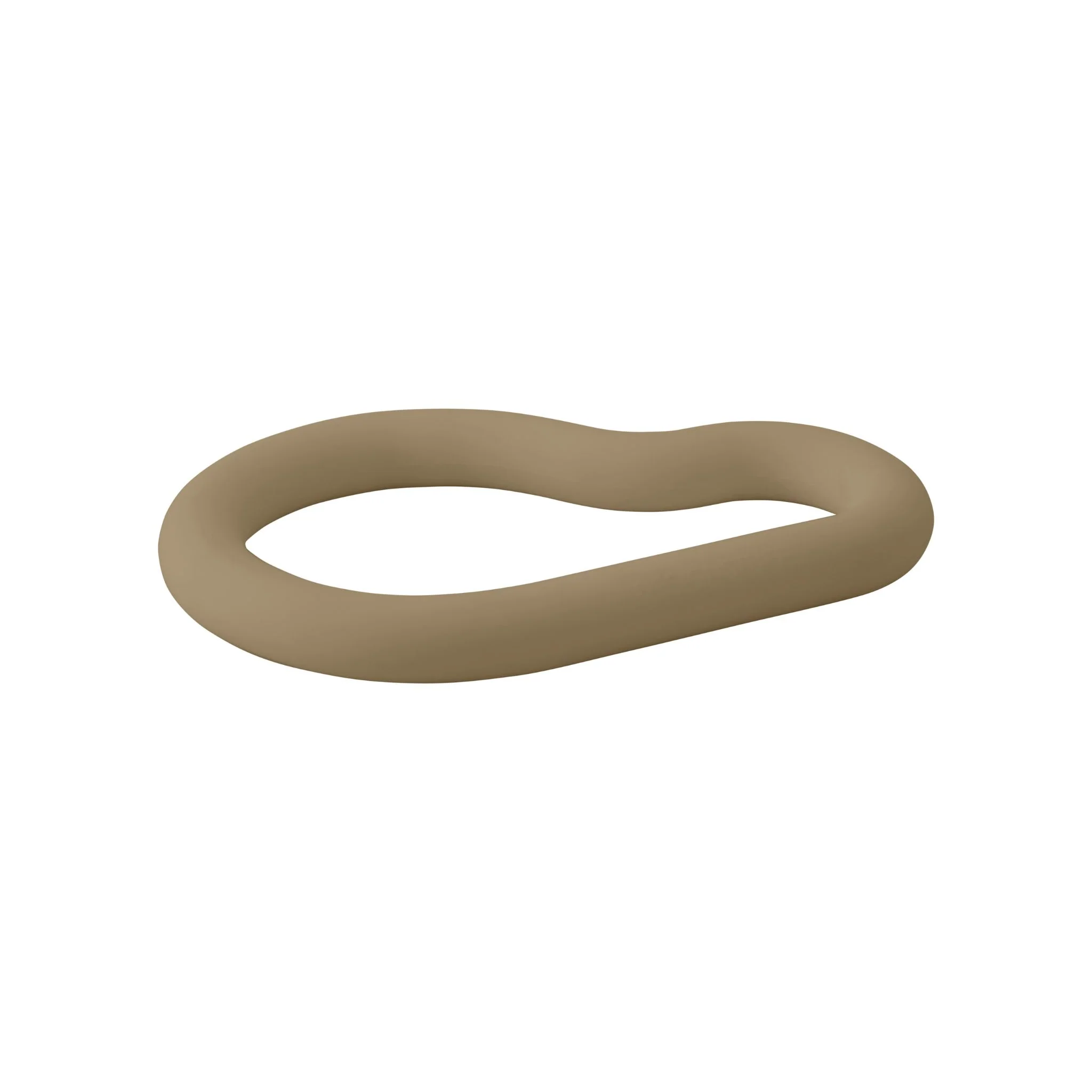 DESIGNSTUFF RUND Curve Silicone Trivet, Fern