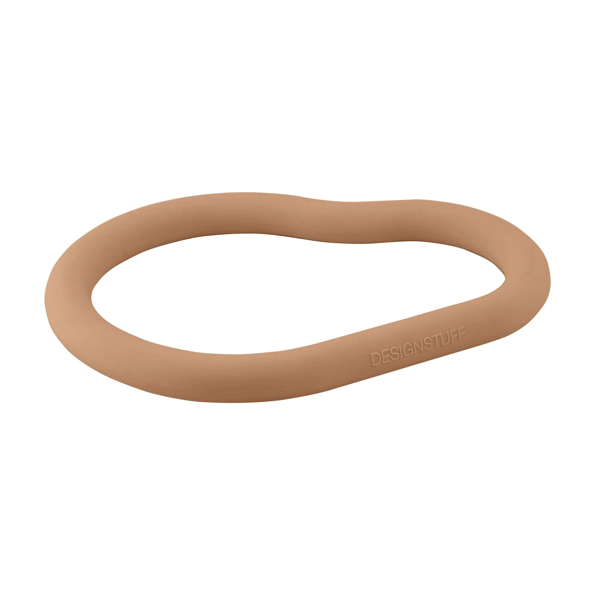 DESIGNSTUFF RUND Curve Silicone Trivet L, Camel - Image 4