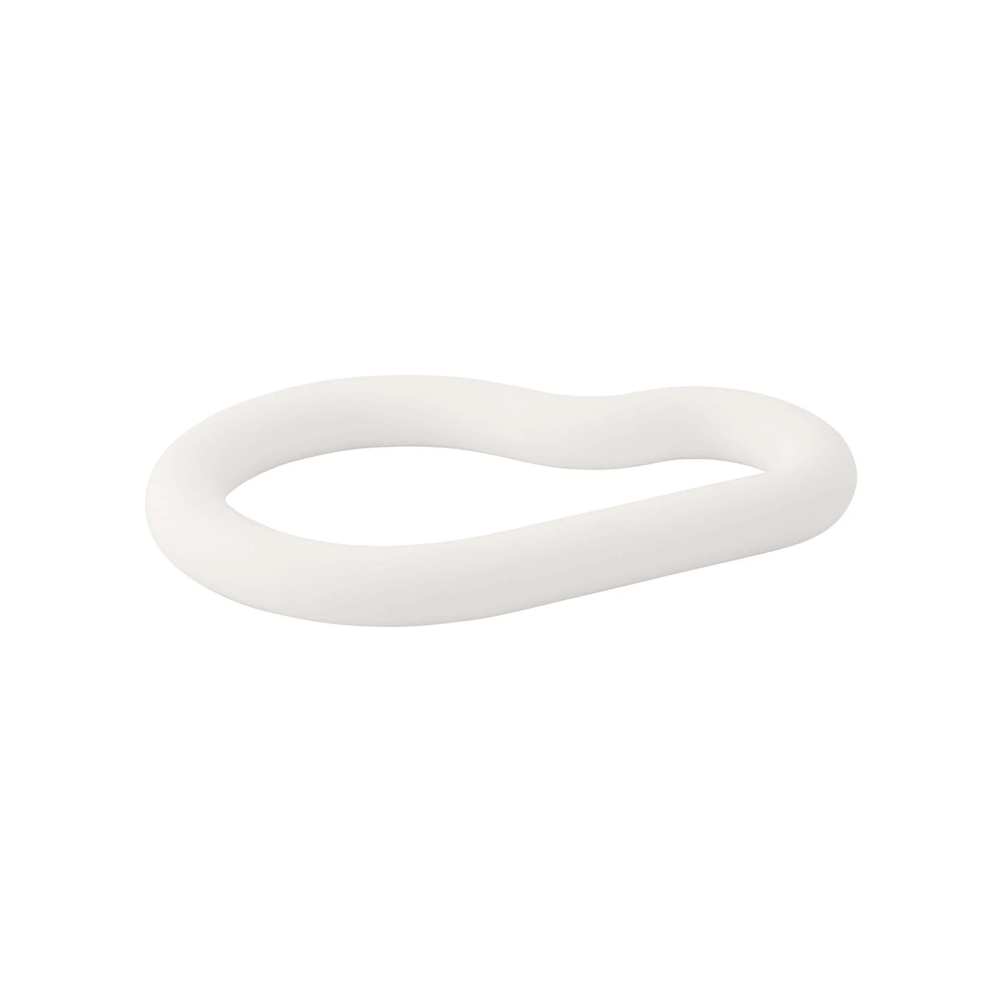 DESIGNSTUFF RUND Curve Silicone Trivet, Chalk - Image 5