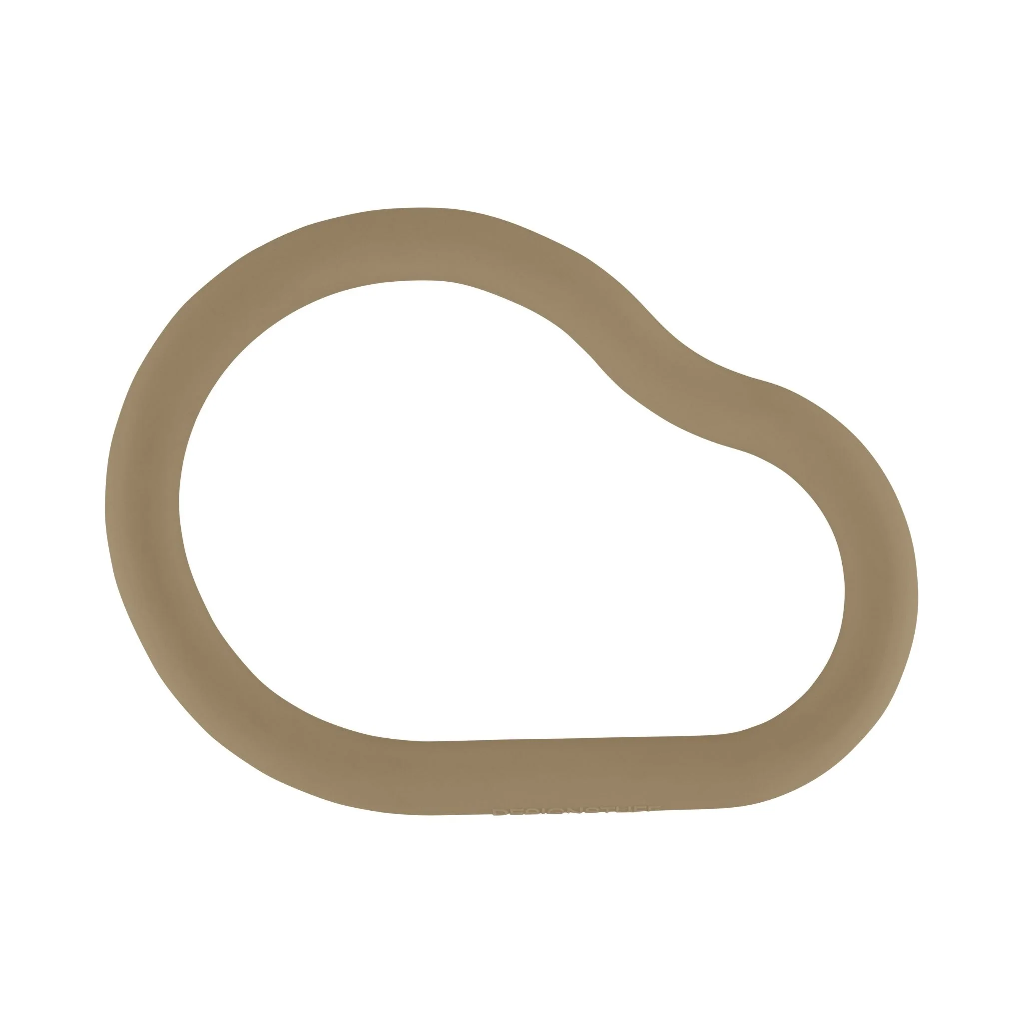 DESIGNSTUFF RUND Curve Silicone Trivet L, Fern