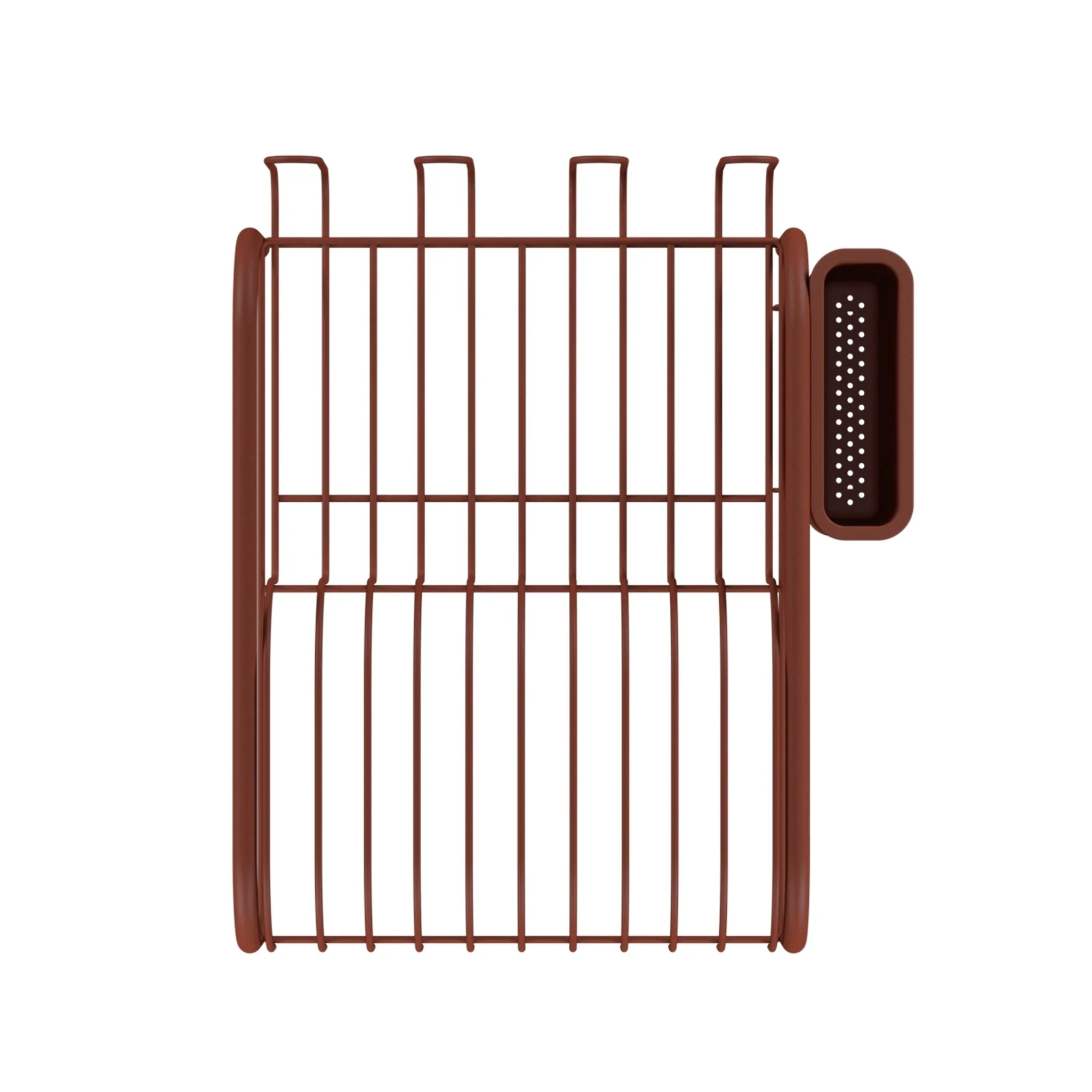 PRE-ORDER │ DESIGNSTUFF DRIP Curve Dish Rack, Brick - Image 4