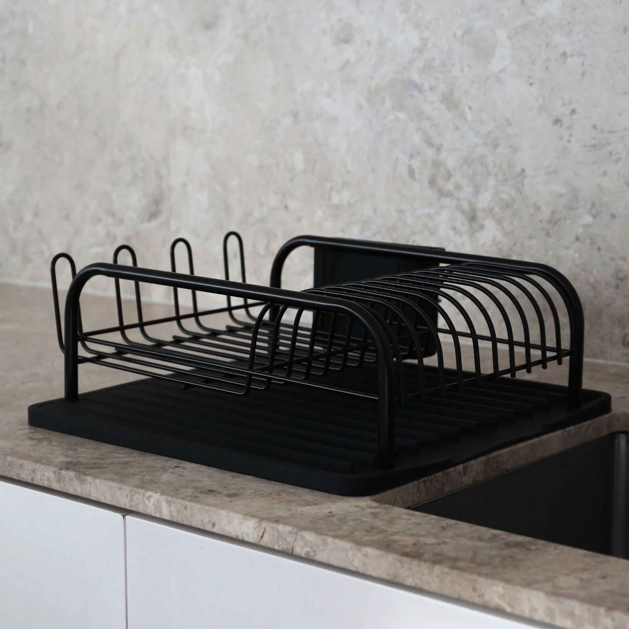 DESIGNSTUFF DRIP Sink Mat, Black - Image 6