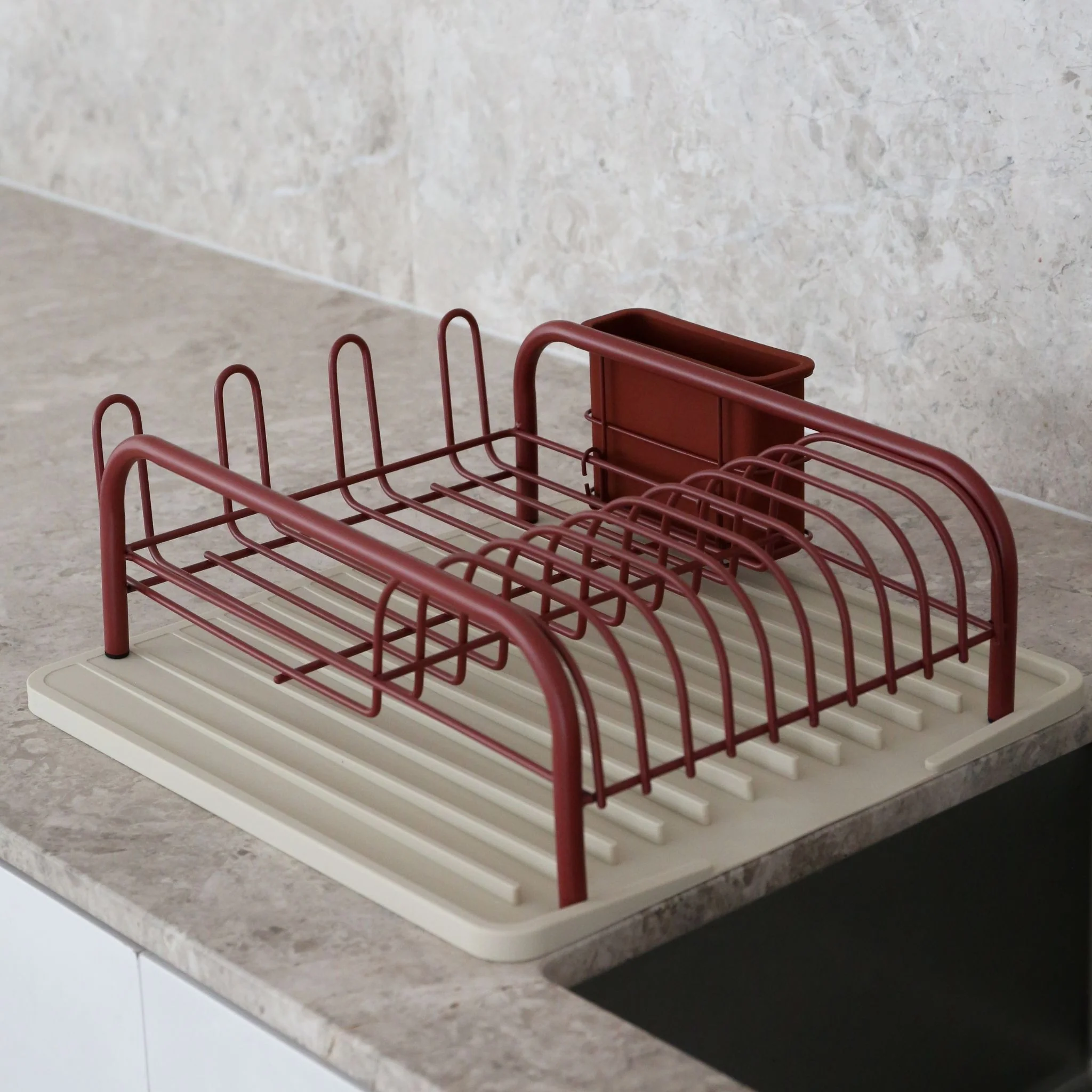 DESIGNSTUFF DRIP Sink Mat, Sand - Image 7