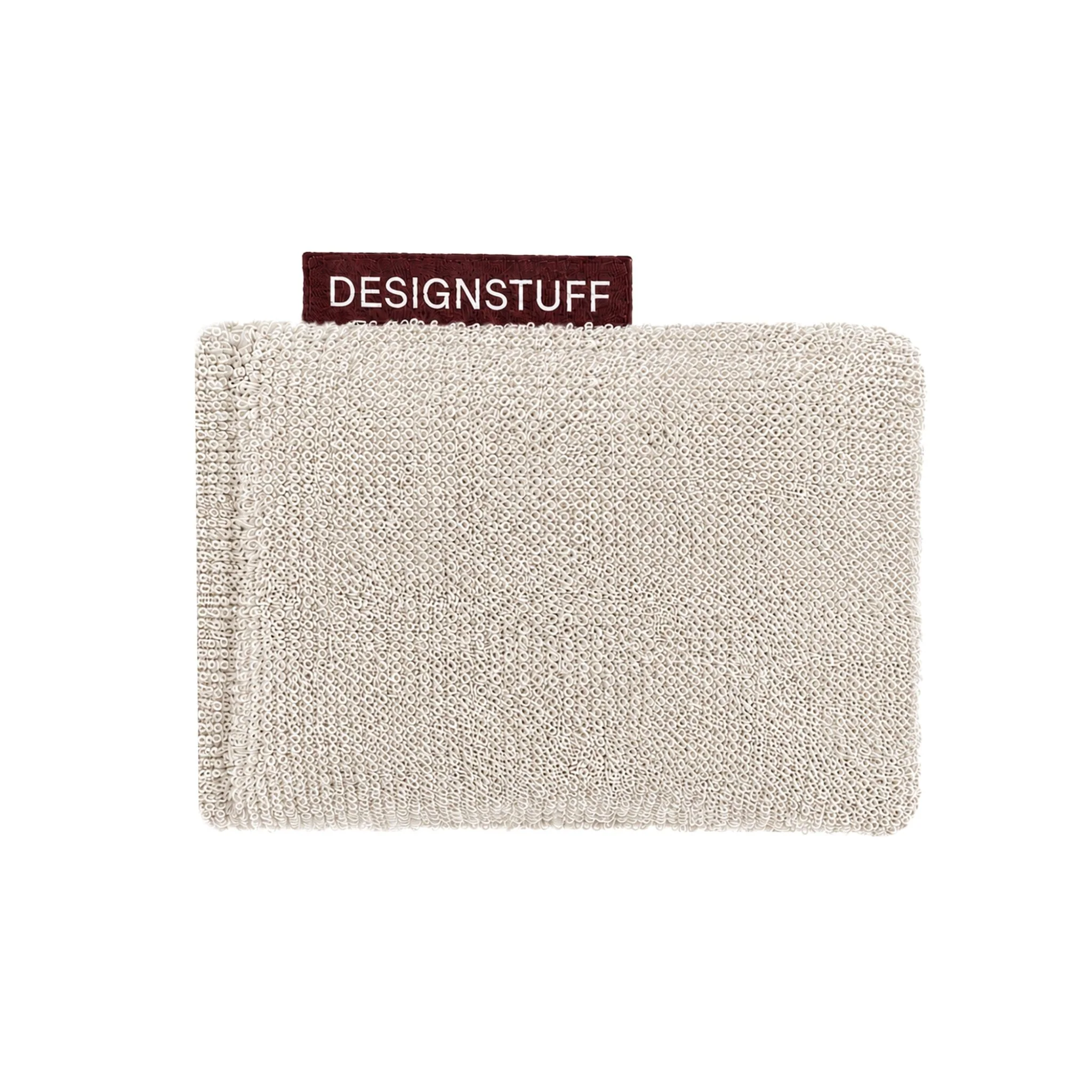 DESIGNSTUFF ETTA Hemp Marle Sponge, Cream/Brick (Set of 2) - Image 4