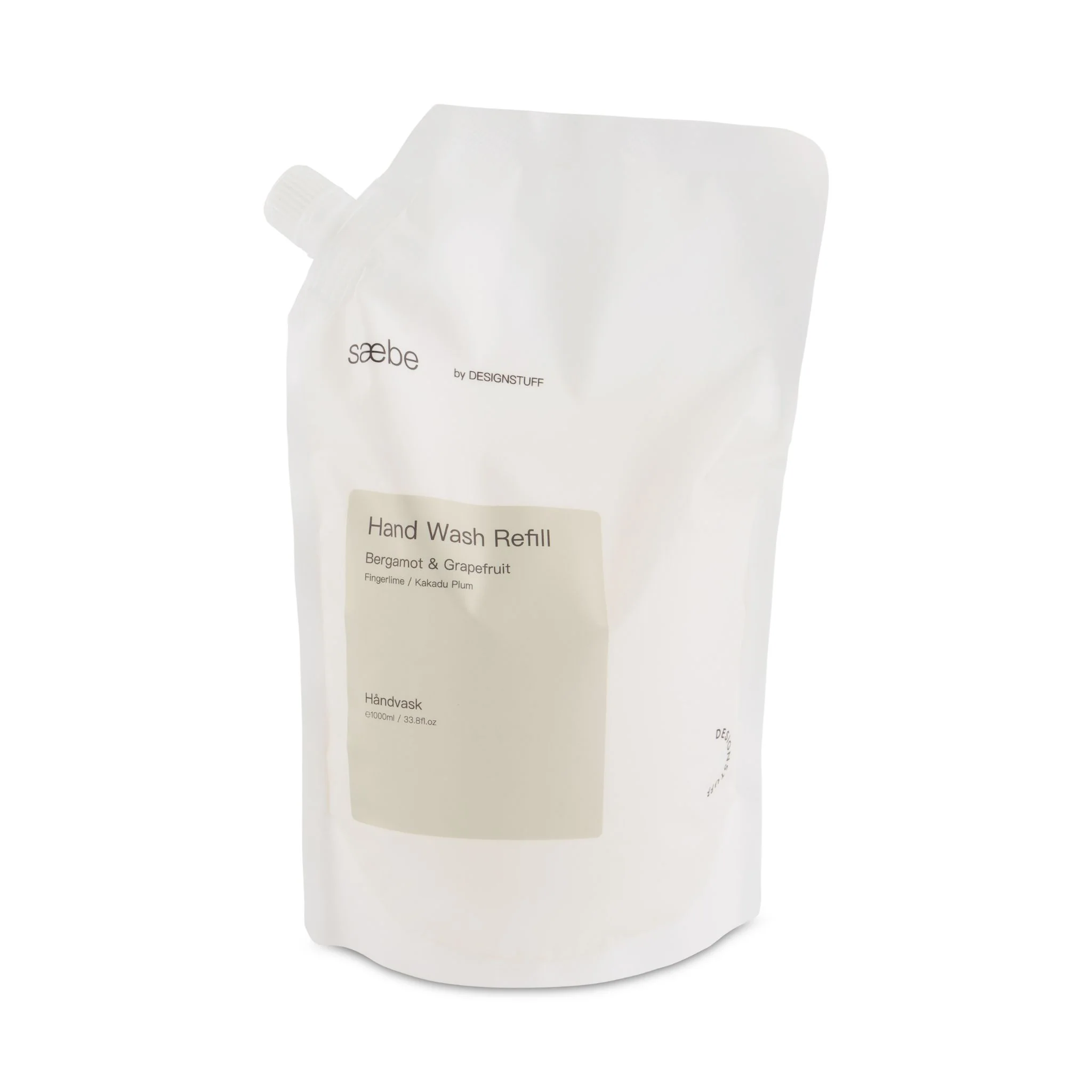 DESIGNSTUFF Hand Wash Refill, Bergamot & Grapefruit, 1L - Image 5