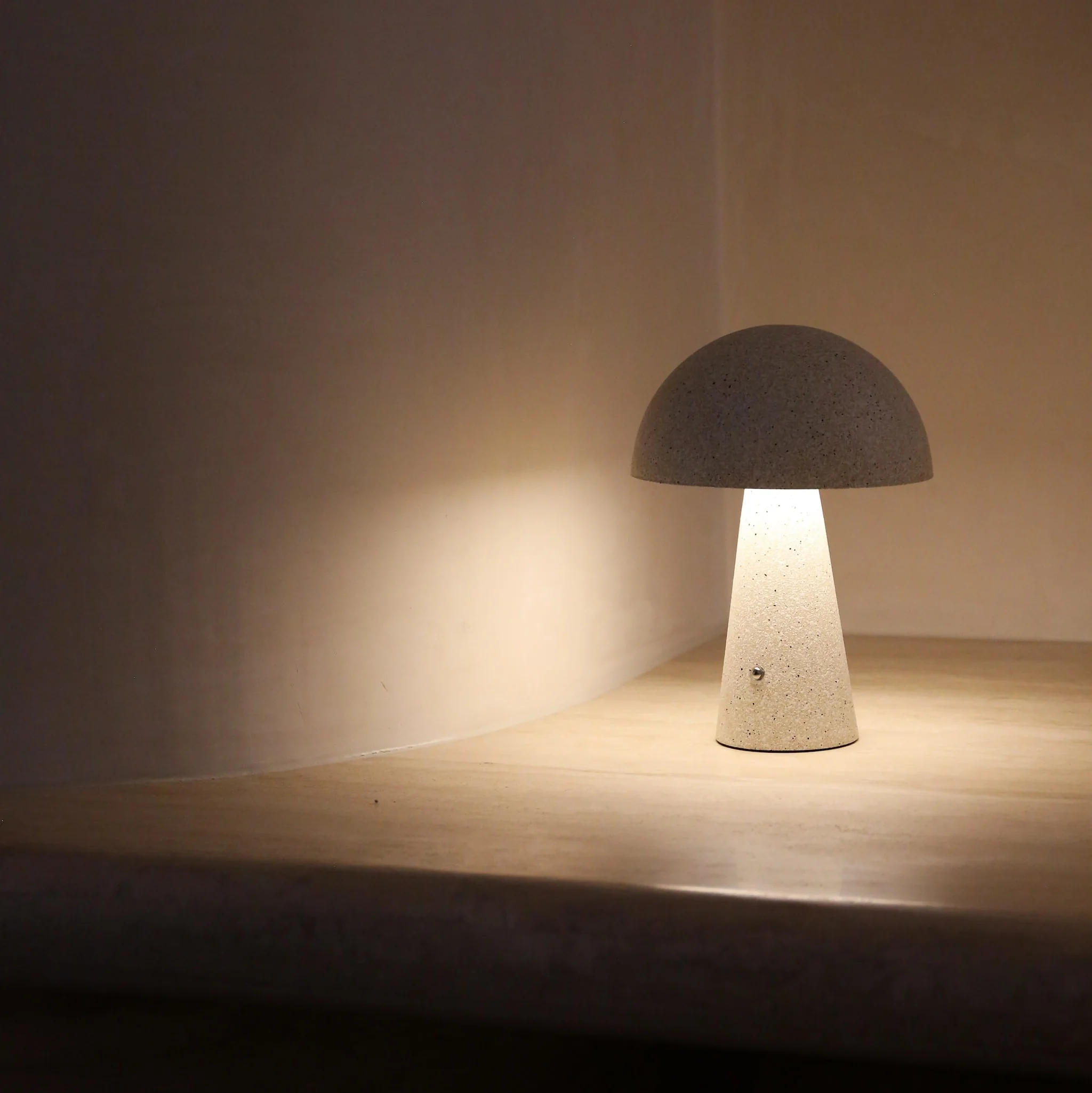 DESIGNSTUFF LUME Loui Portable Table Lamp, Sand - Image 2