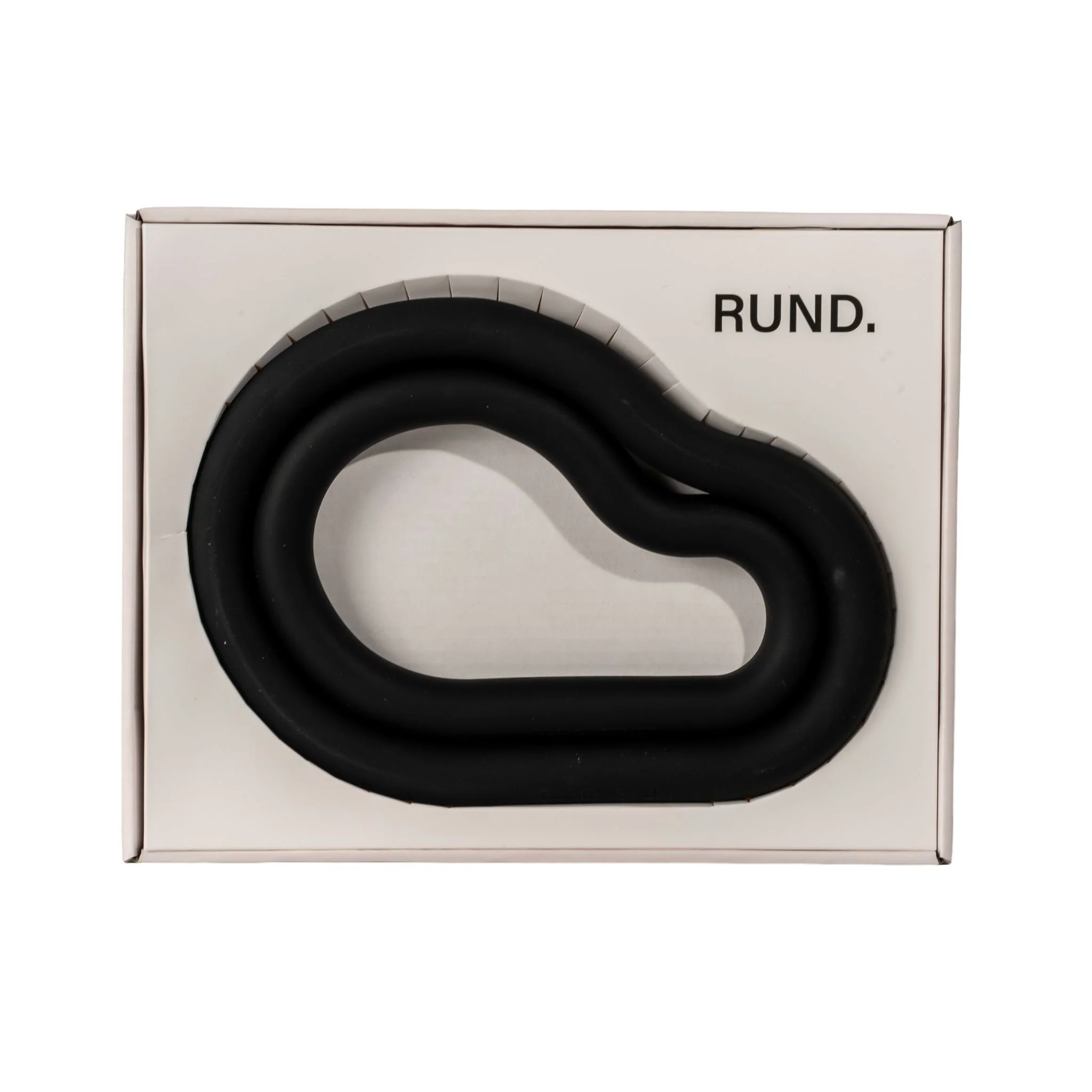 DESIGNSTUFF RUND Curve Trivet Gift Set, Black - Image 5