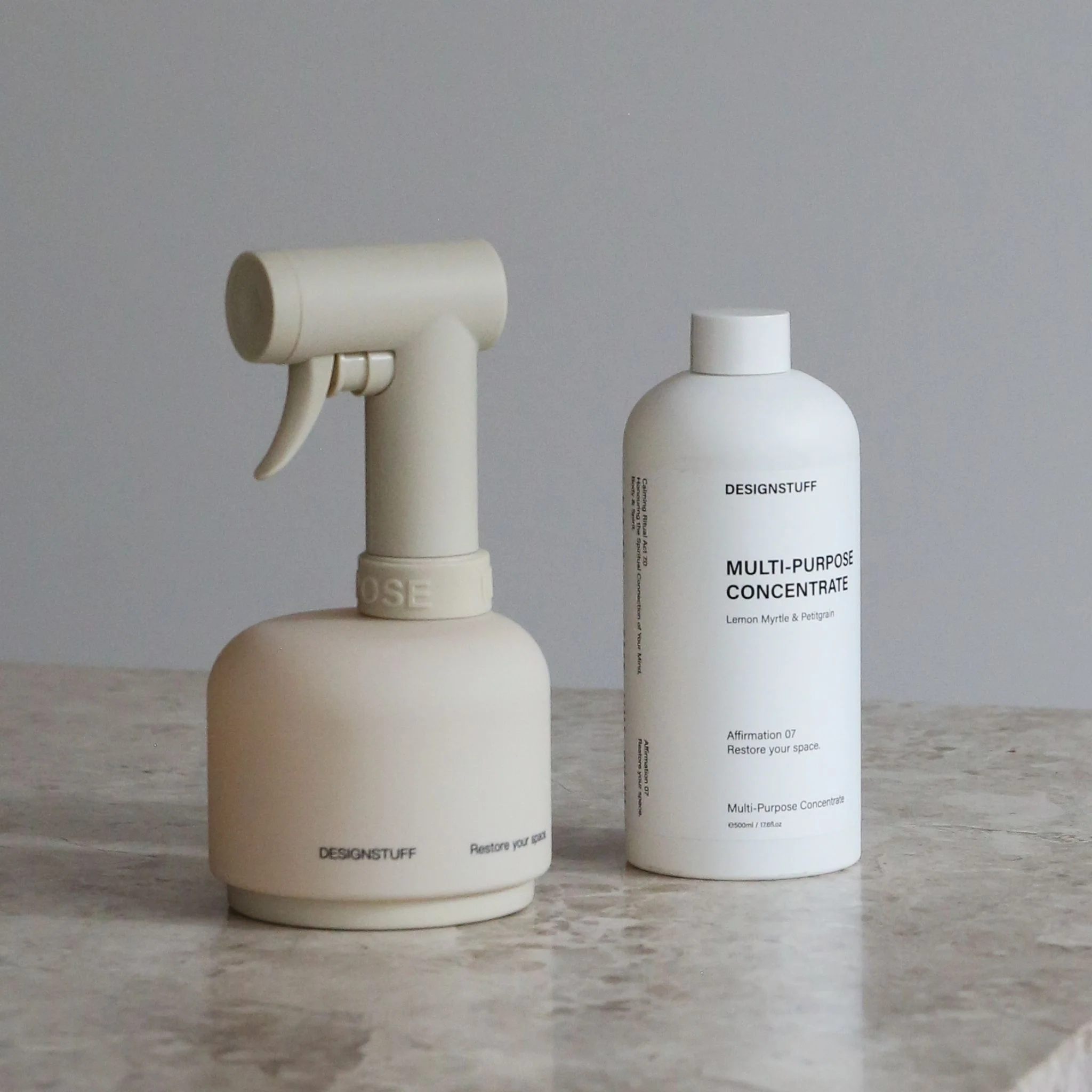 DESIGNSTUFF Multi-Purpose Cleaner Concentrate, Lemon Myrtle & Petitgrain, 500ml - Image 3