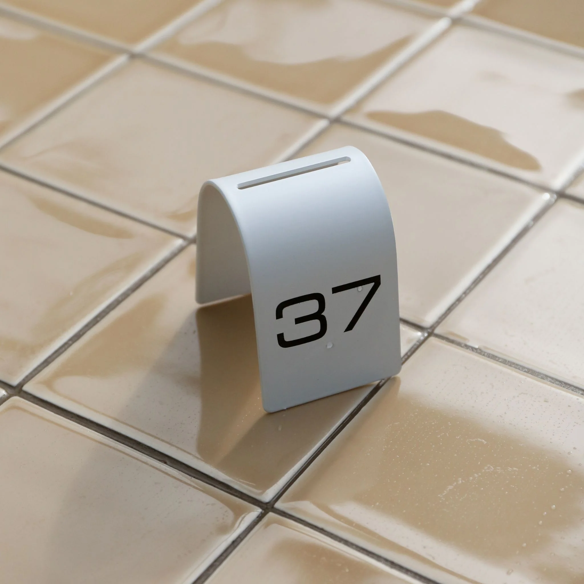 DESIGNSTUFF Table Signage, Numbers 31-40, White