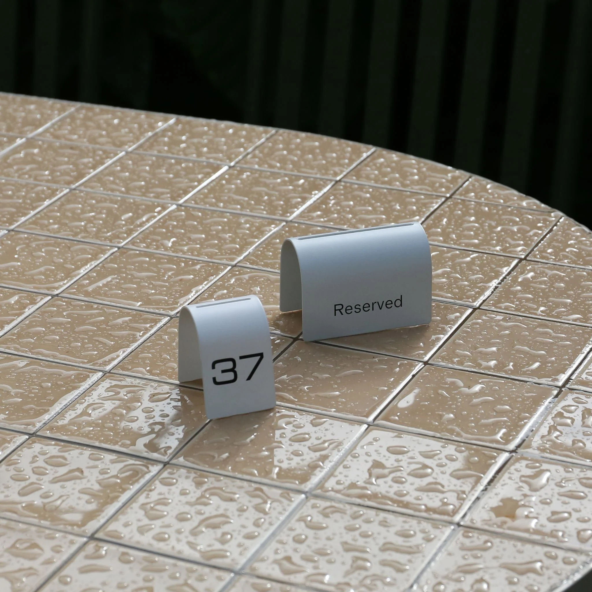 DESIGNSTUFF Table Signage, Numbers 31-40, White - Image 4