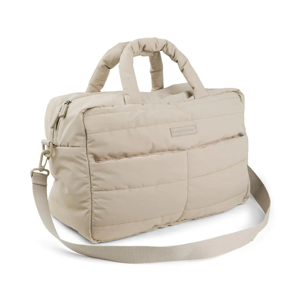 DONE BY DEER Quilted Nappy Bag, Sand