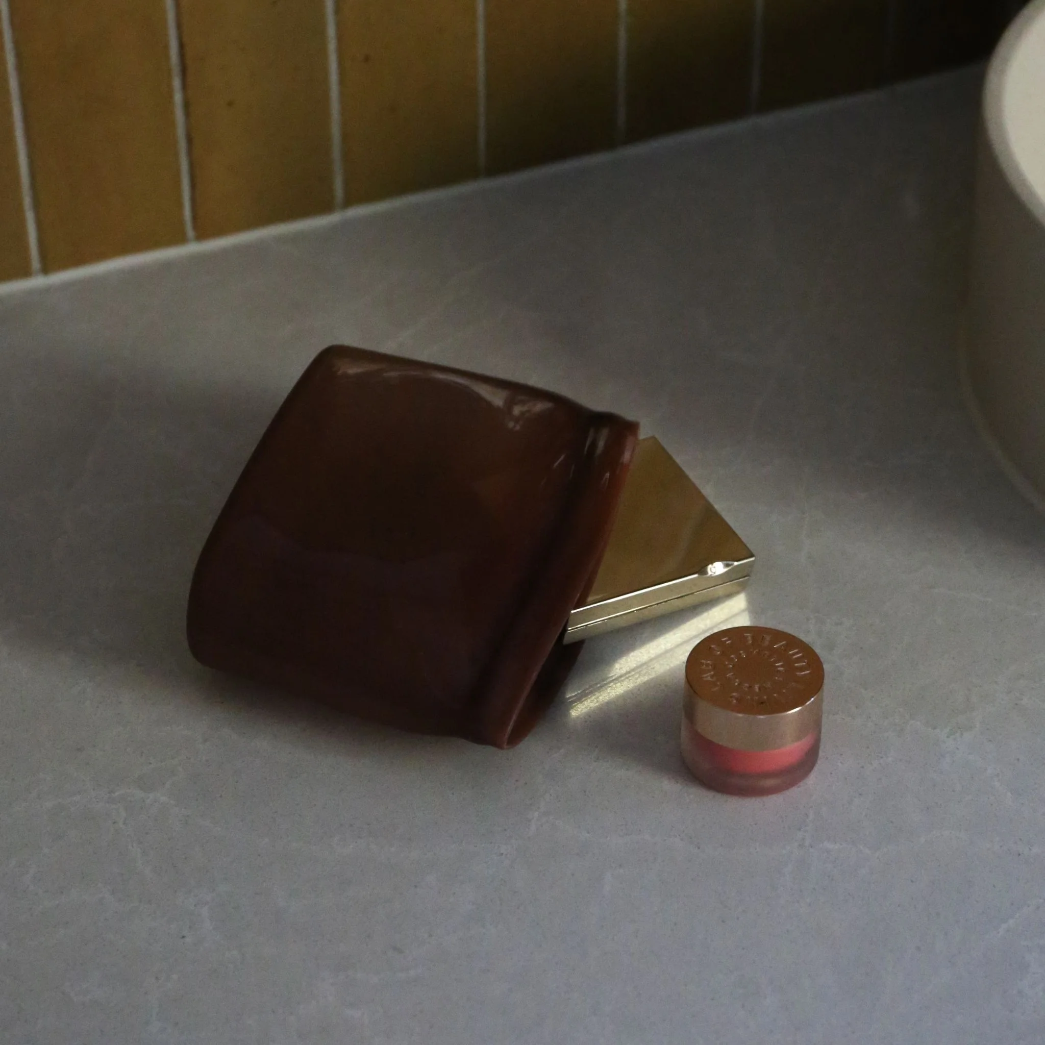 ENKEL STUDIO Keep Pouch, Silicone, Compact, Burgundy - Image 7