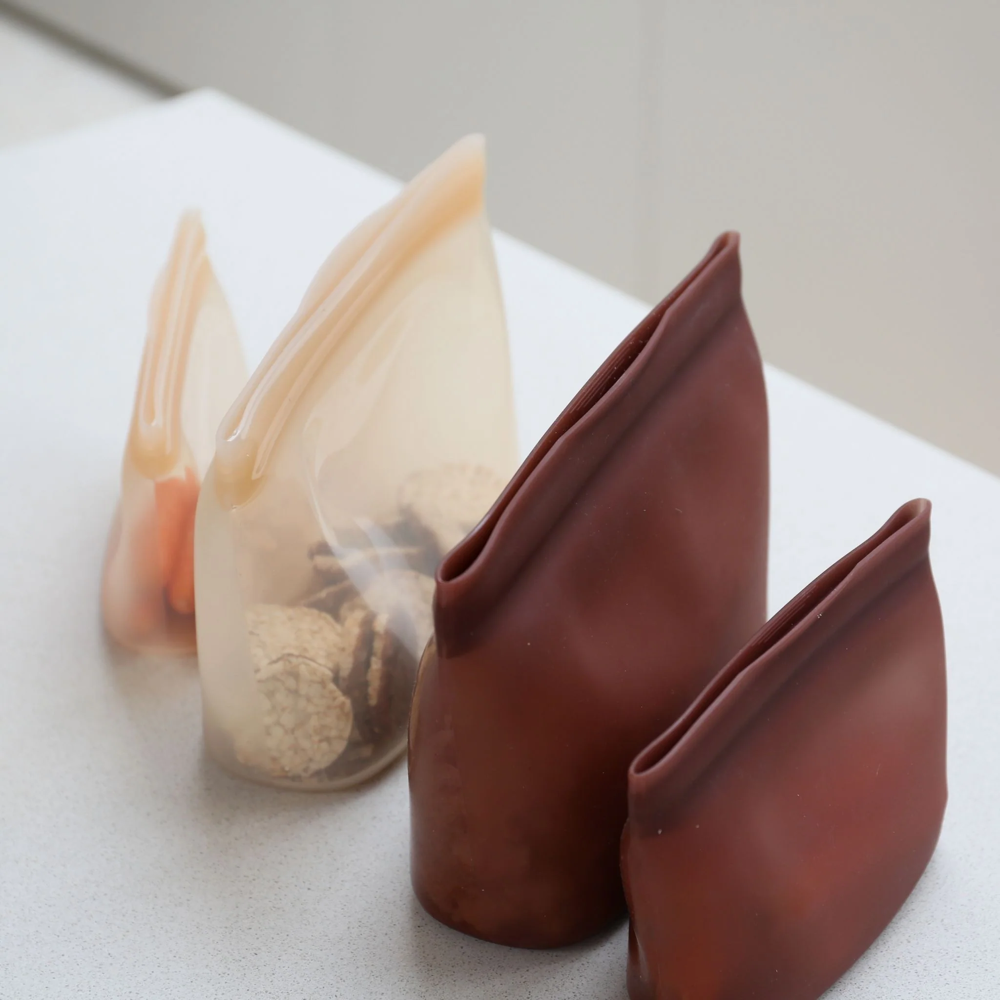Gift With Purchase │ ENKEL STUDIO Keep Pouch, Silicone, Compact, Caramel - Image 4