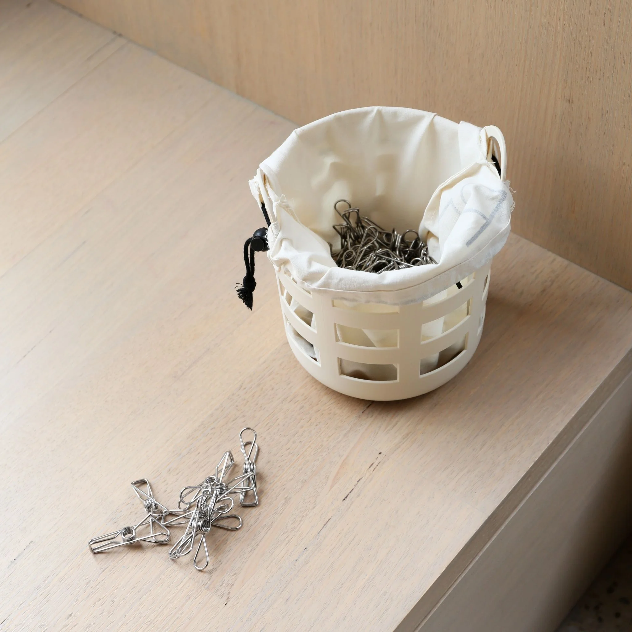 ENKEL STUDIO Storage Basket, Small, Sand (Set of 2) - Image 9