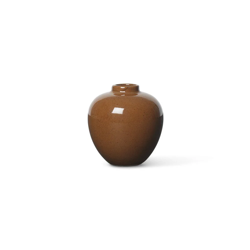 FERM LIVING Ary Mini Vase, Small, H7.5cm, Soil - Image 2