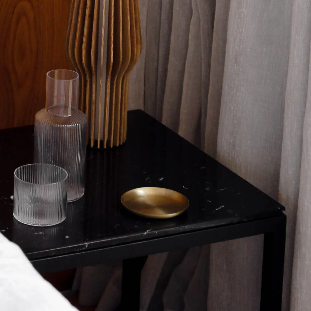 FERM LIVING Basho Tray Round, Brass - Image 2