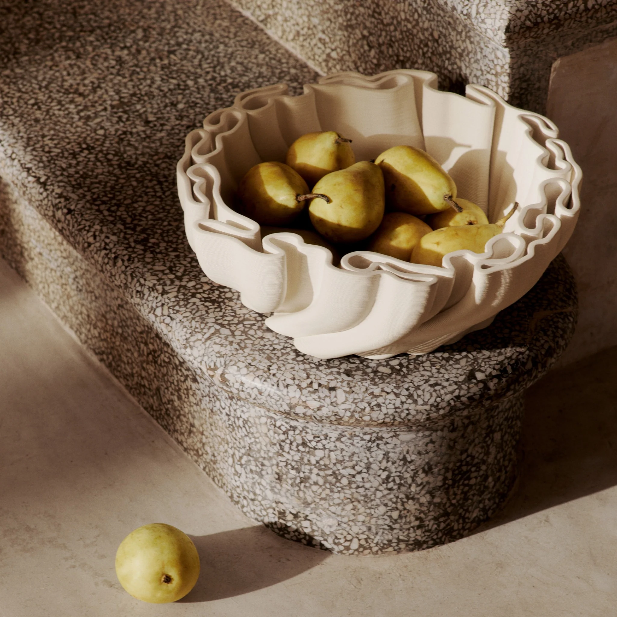 FERM LIVING Dedali Bowl, D34cm, Off-White