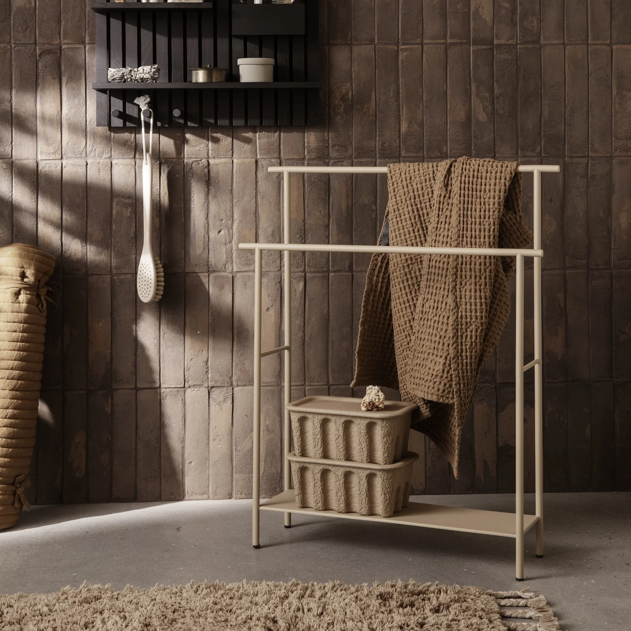 FERM LIVING Dora Towel Stand, Cashmere - Image 2