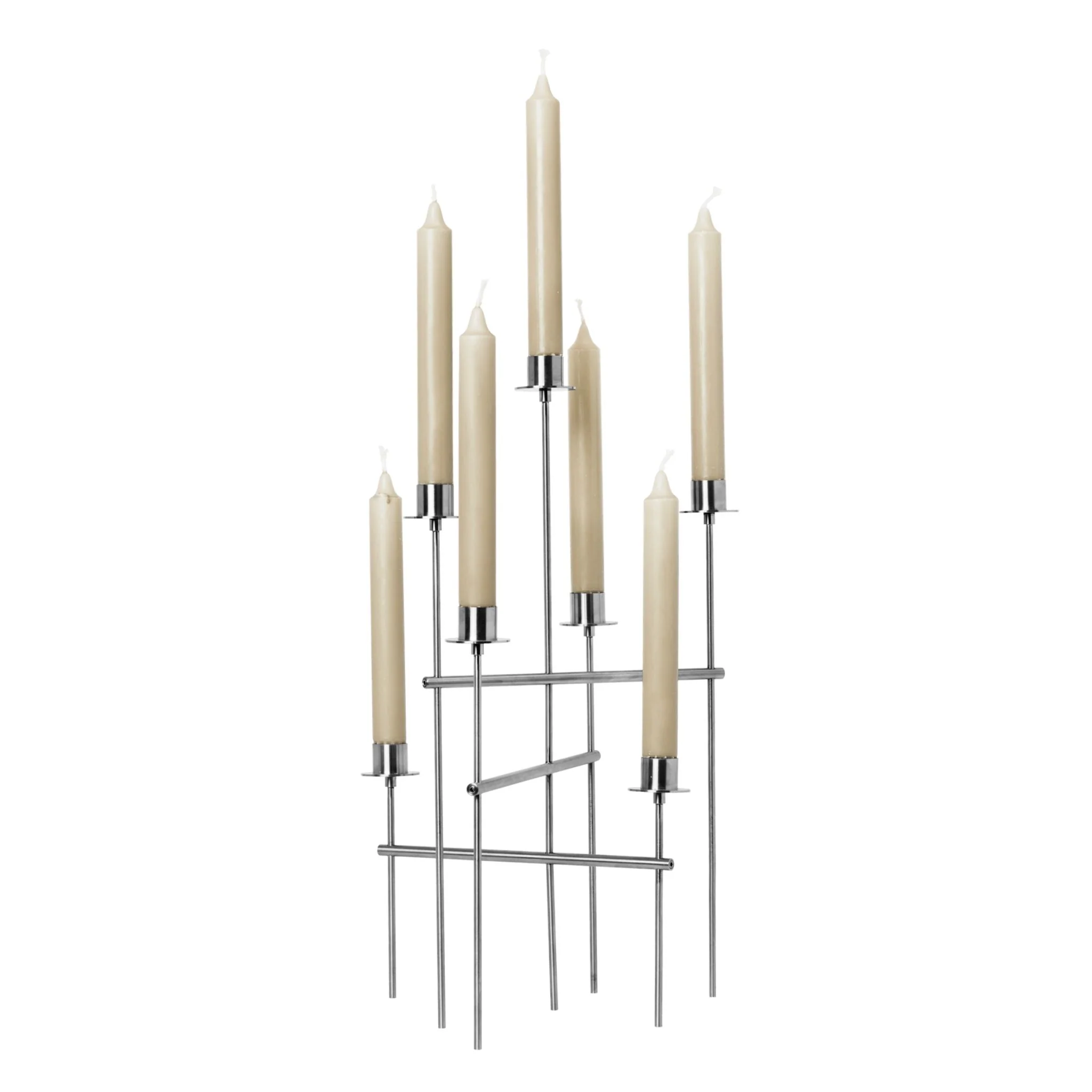 FERM LIVING Elysia Candelabra / Candleholder, Brushed Stainless Steel - Image 4