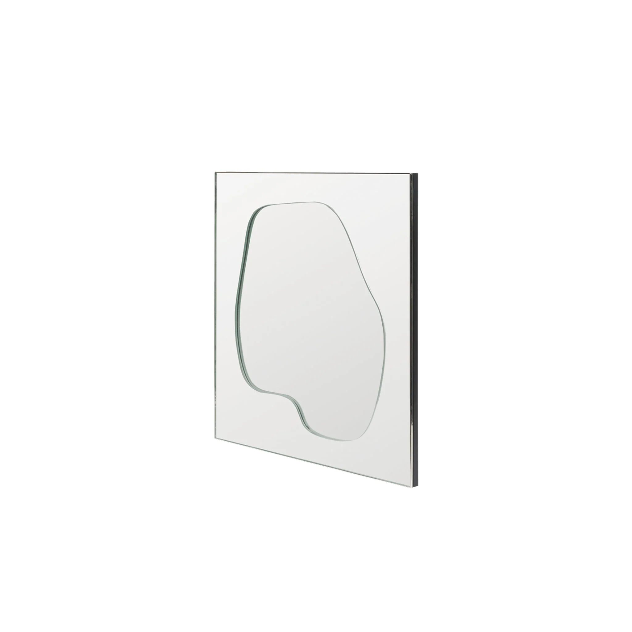 FERM LIVING Folia Mirror, H45, Silver