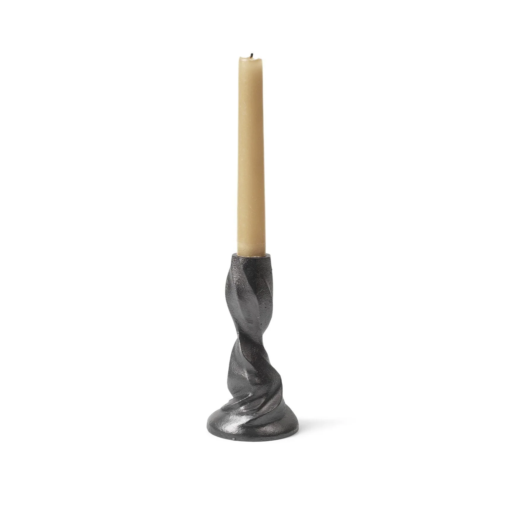 FERM LIVING Gale Candle Holder, Blackened Aluminium, H13cm - Image 4