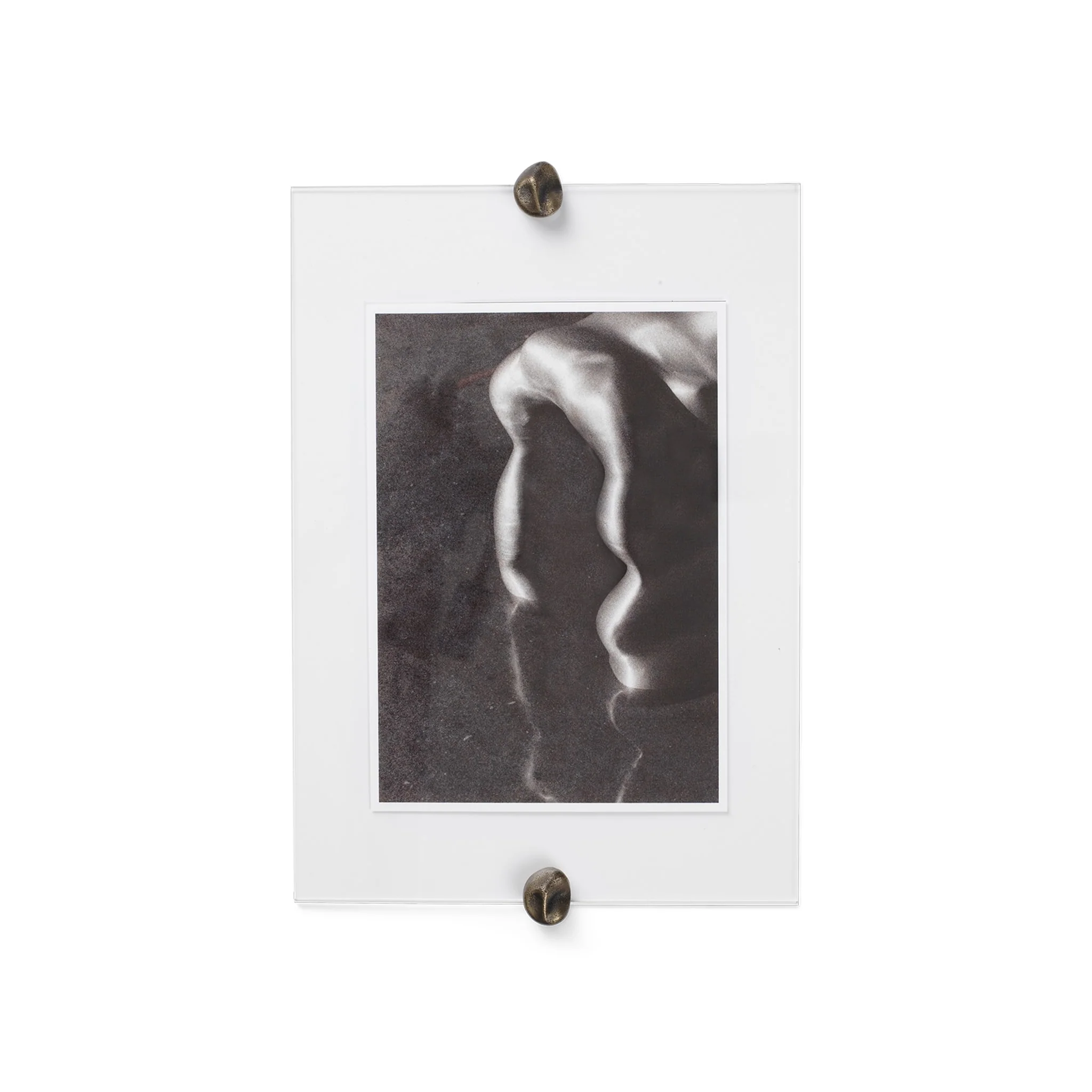 FERM LIVING Gravel Picture Frame, A4, Antique Brass