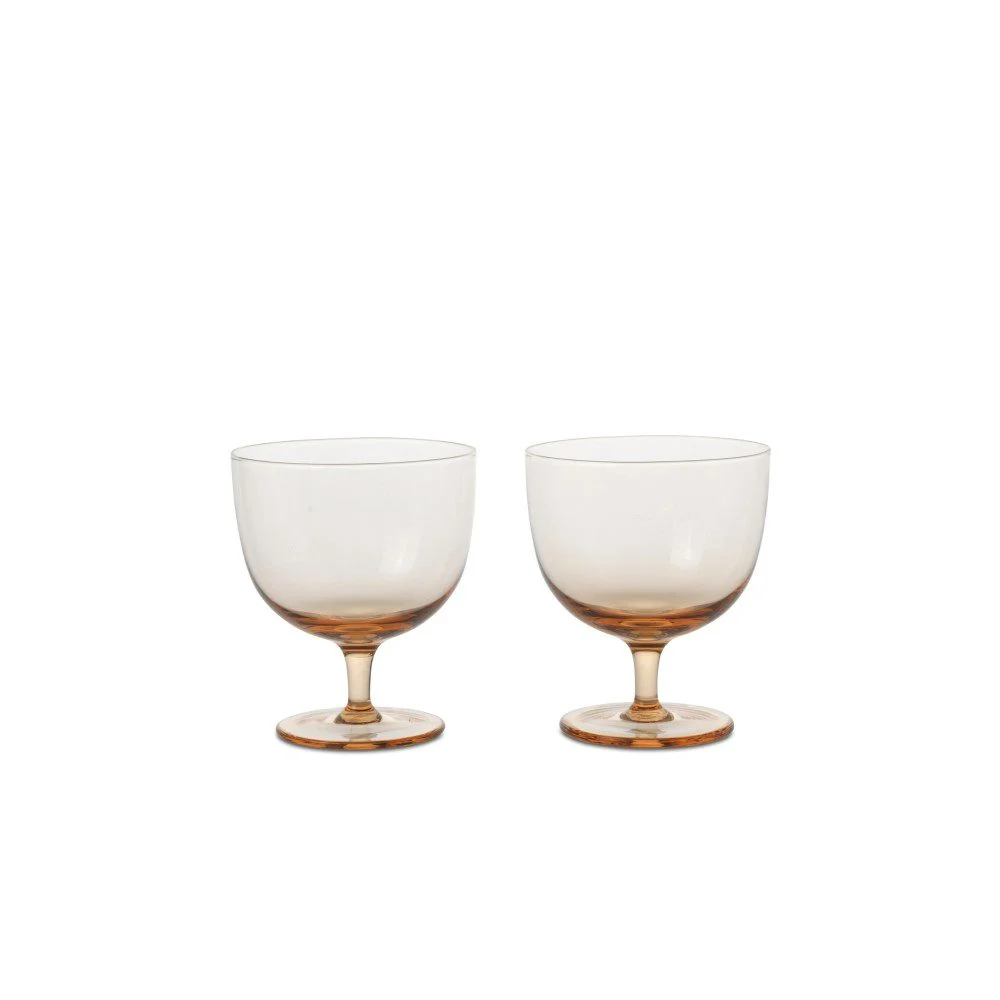 FERM LIVING Host Water Glasses, Blush (Set of 2)