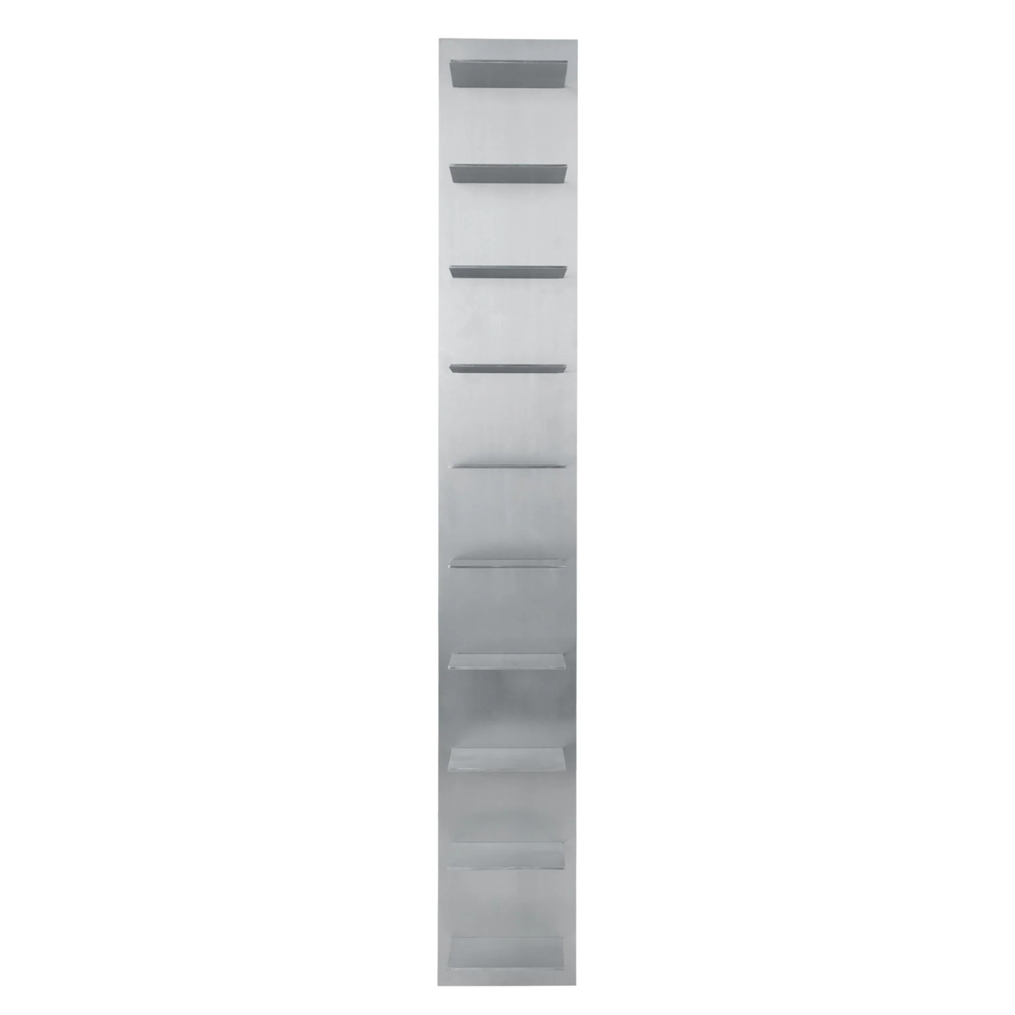 FERM LIVING Lager Wall Shelf, Tall, Aluminium - Image 3